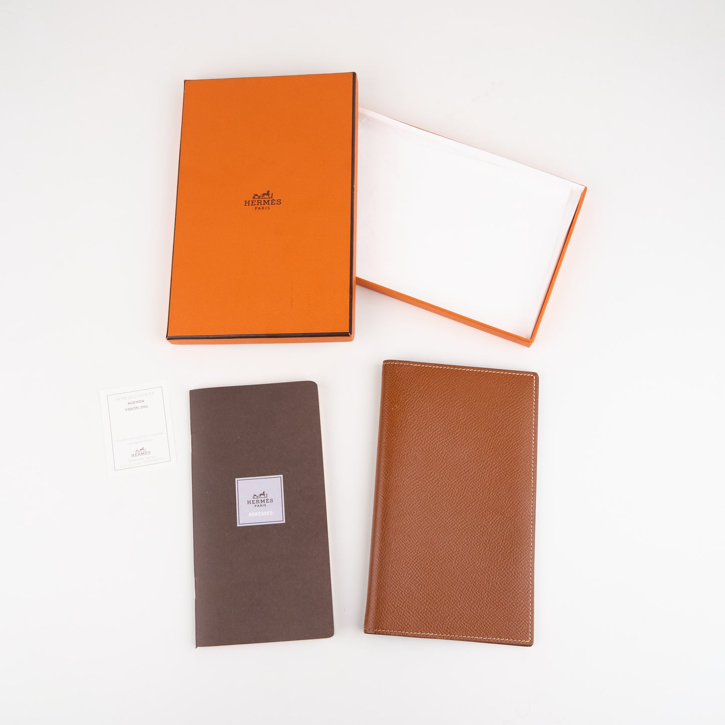 Hermes| Journal Case Passport Cover Gold Epsom 2005