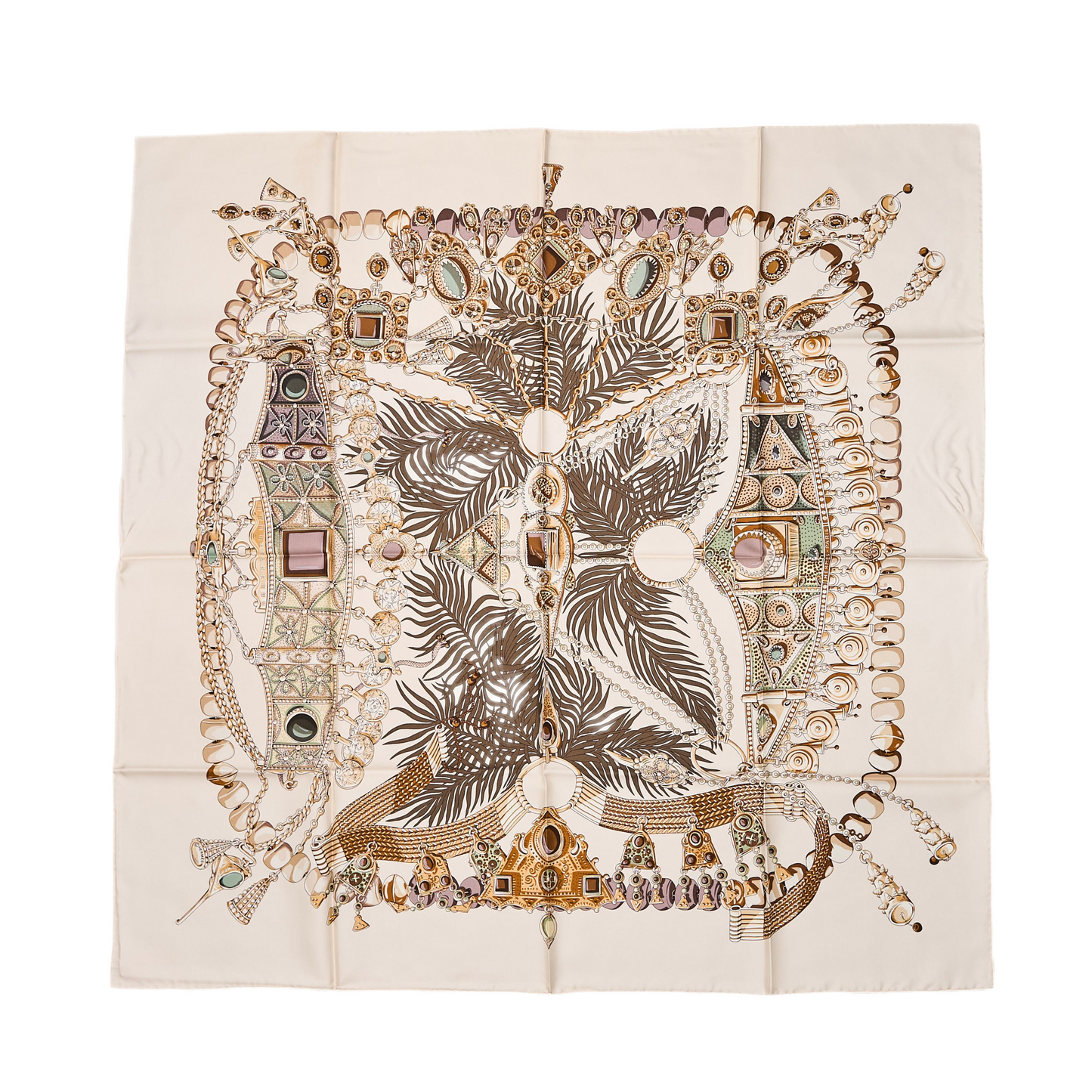 Hermes | Silk Scarf Carre 90 Terre Precious