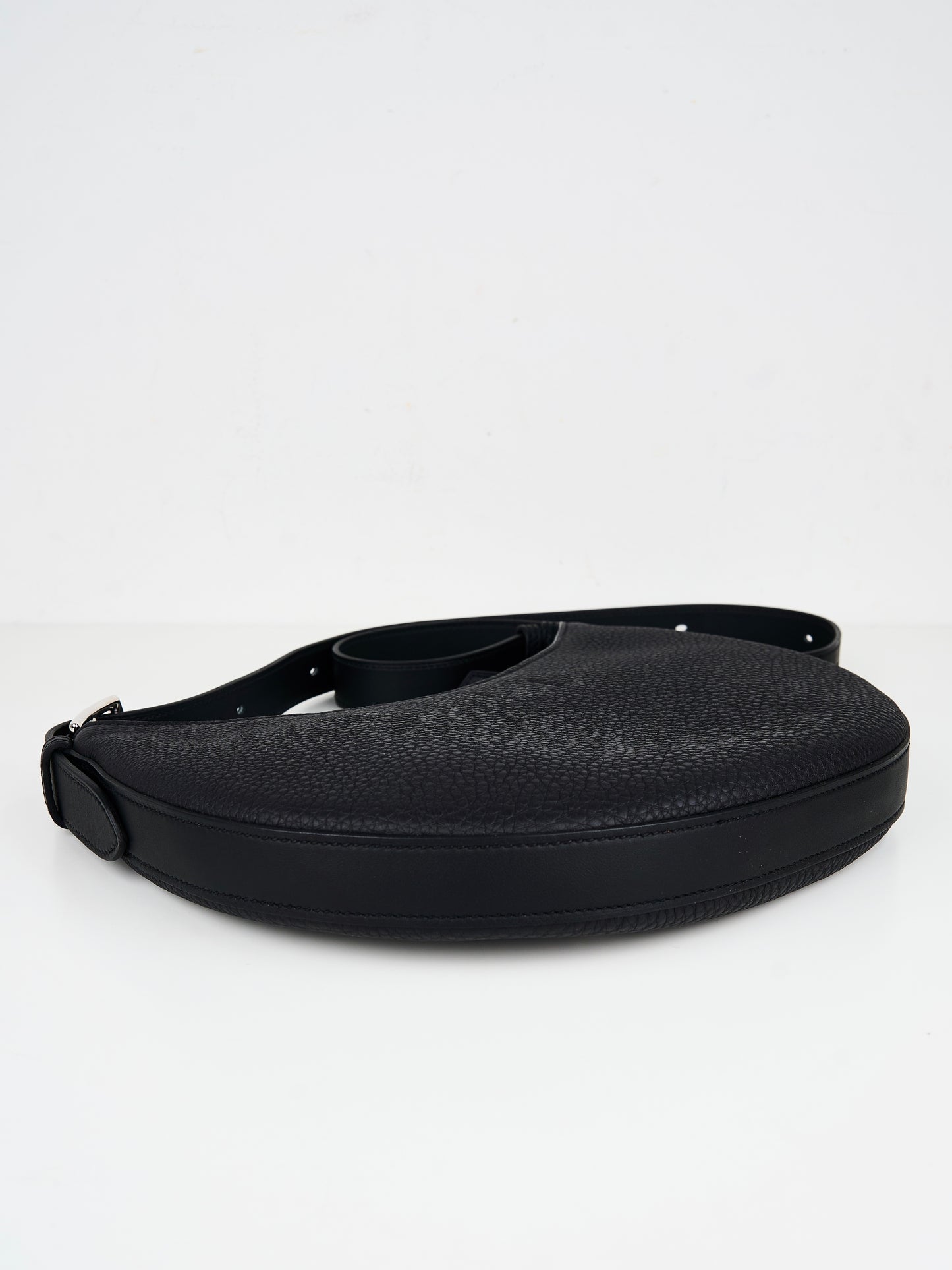 Hermes| P'tit Arcon Bag Black Togo and Swift Palladium Hardware