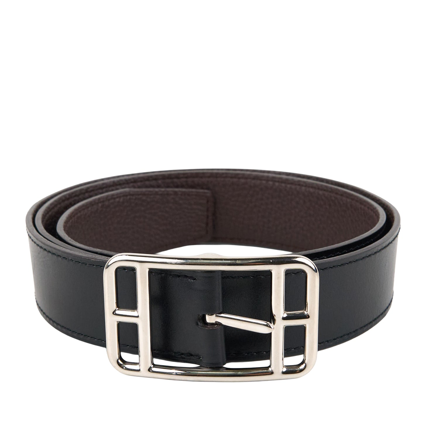 Hermes | Cape Cod 32 Reversible belt Box calf/Tofo 85