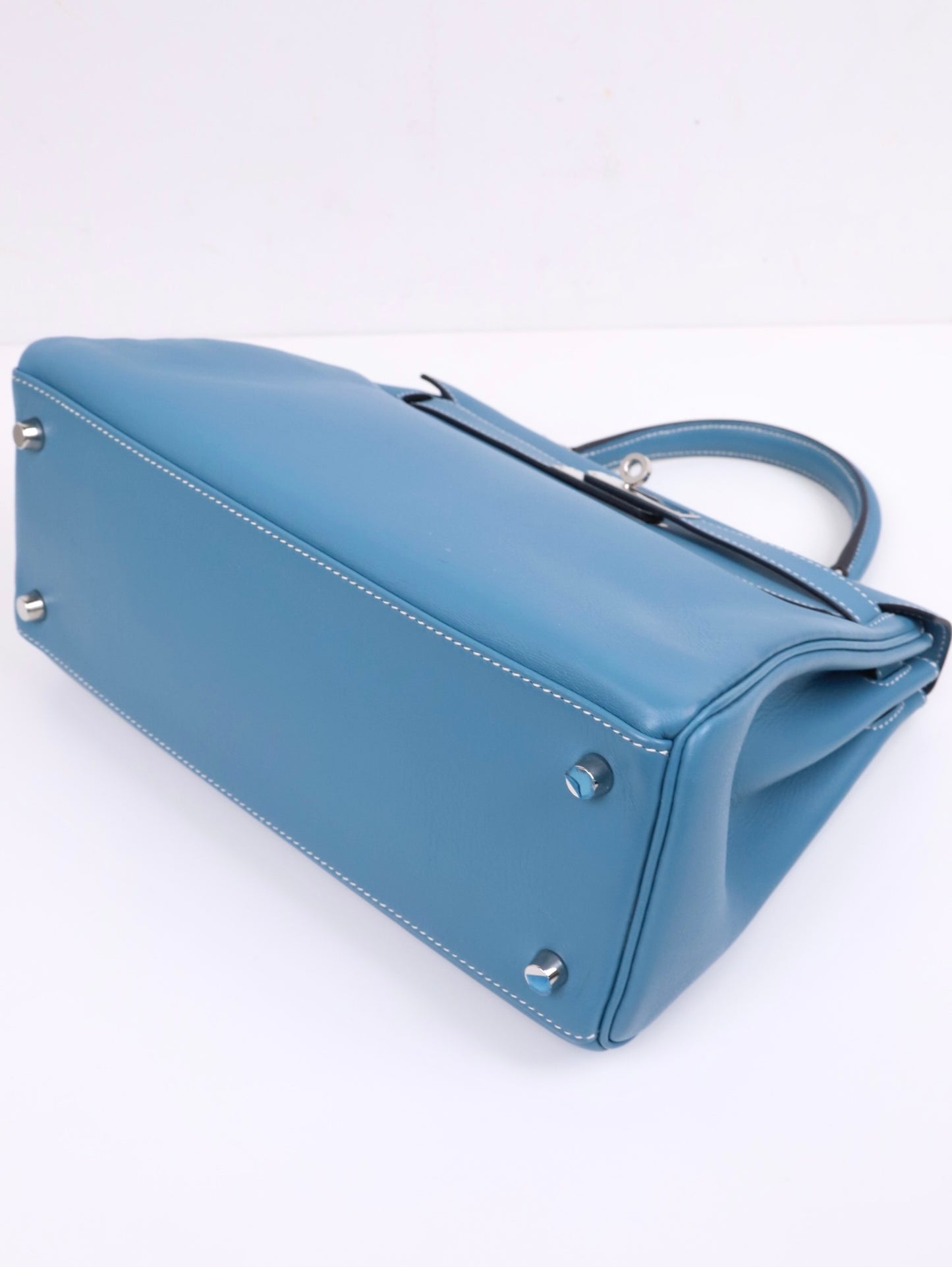 Hermes|Kelly 28 Swift 牛仔蓝 口J 2006