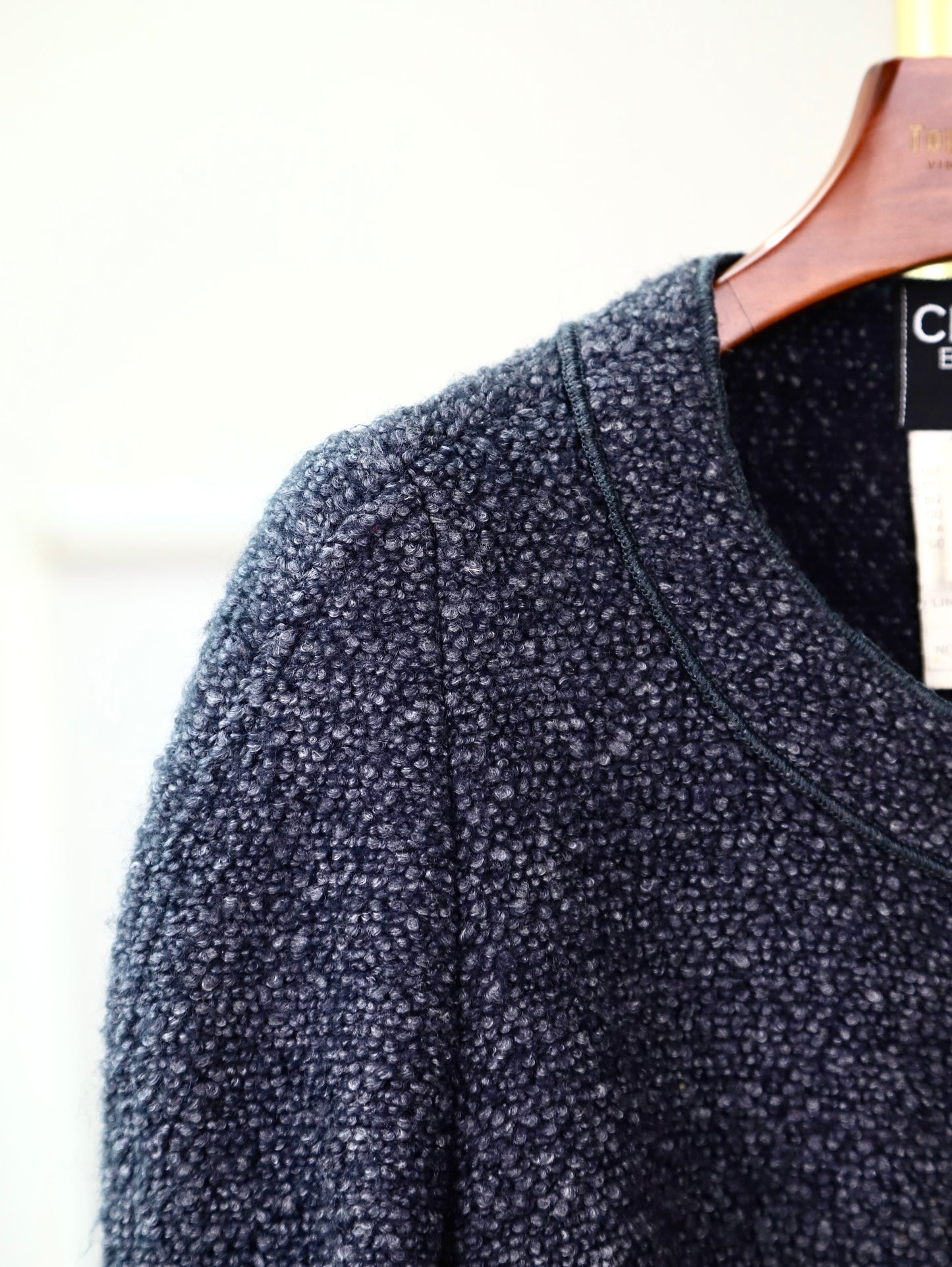 Chanel | 1992 Vintage Tweed Jacket Grey