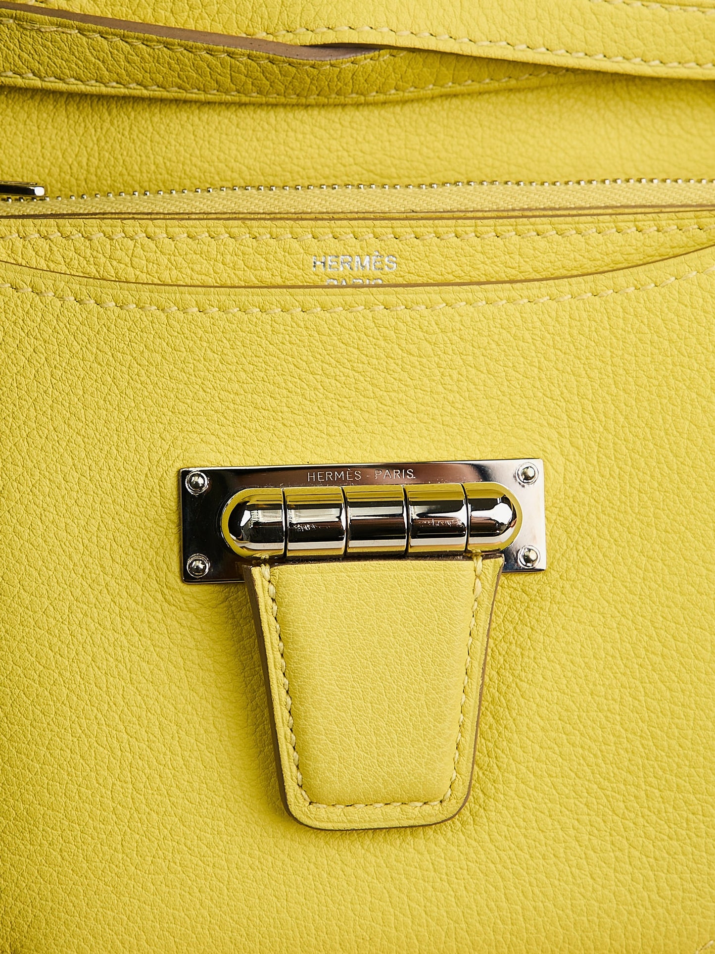 Hermes| Convoyeur mini shoulder bag Lime Evercolor 2017