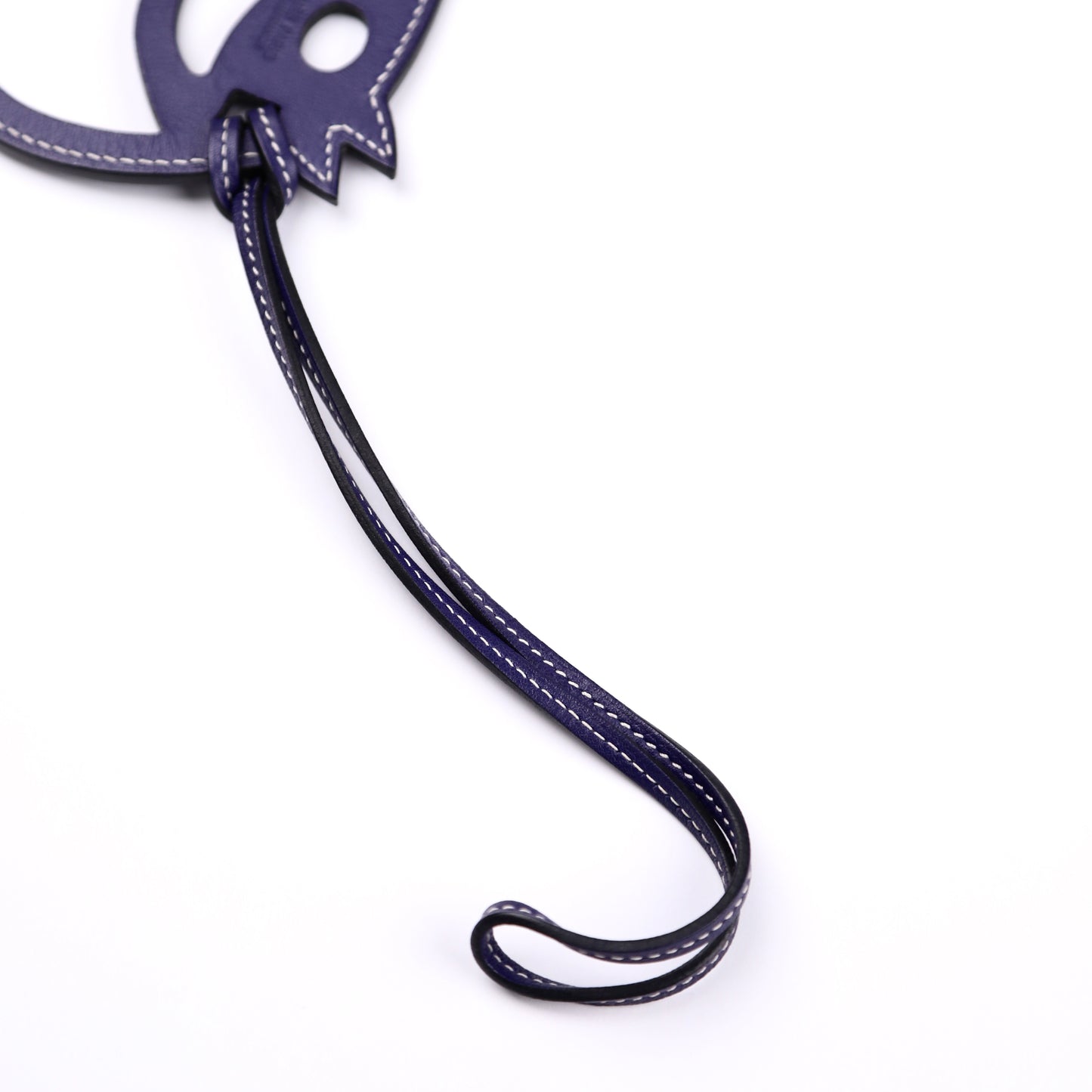 Hermes|Paddock Shubal Horse Charm Blue Sapphire Swift