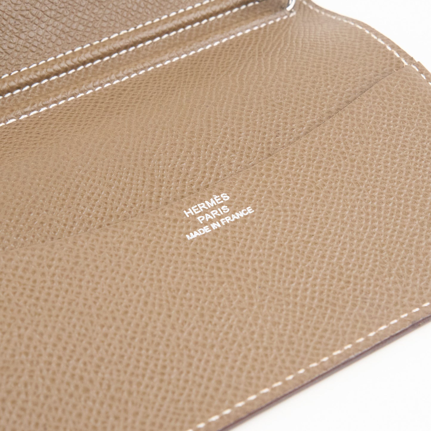 Hermes| Journal Case Passport Cover Epsom Etoupe 2015