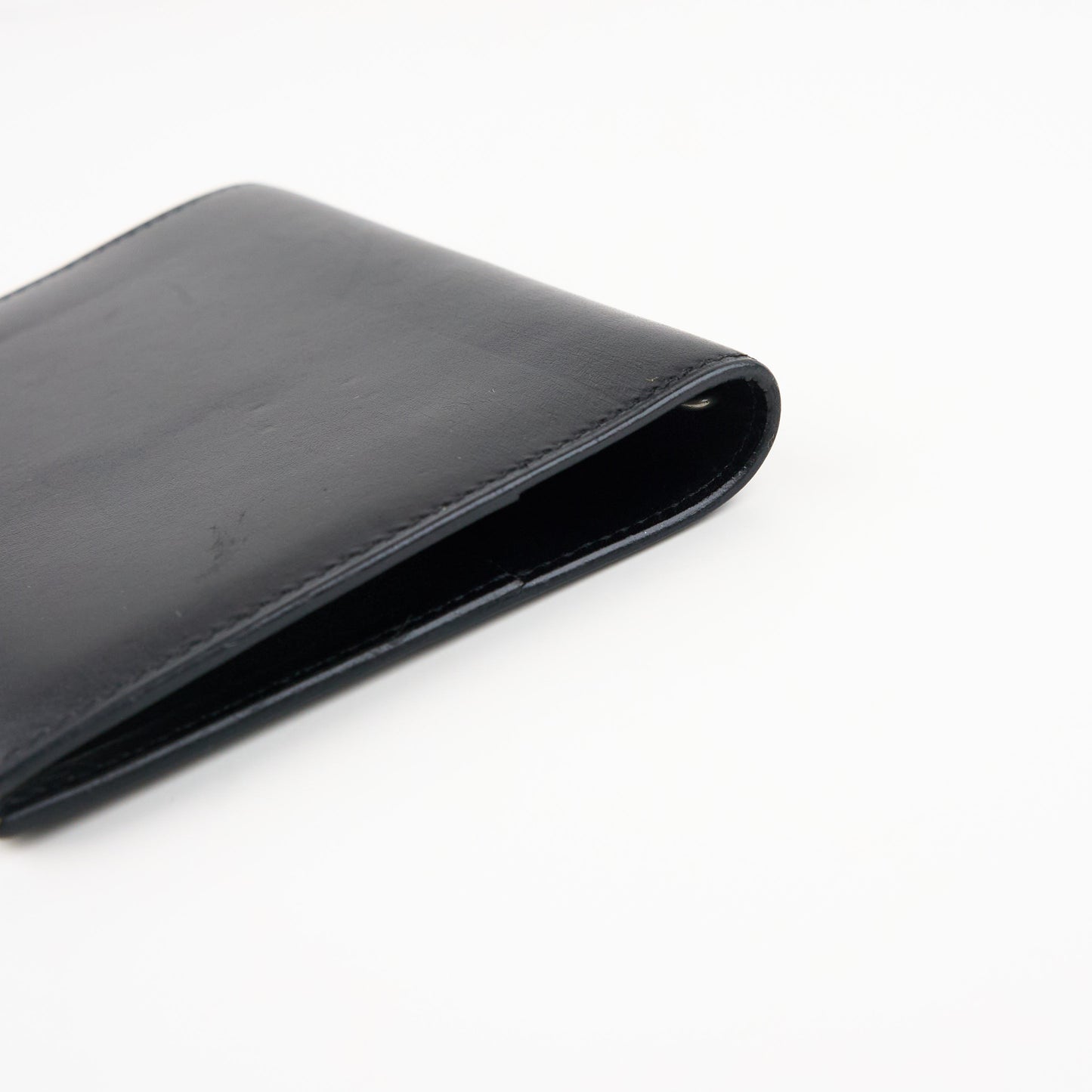 Hermes| Journal Case Passport Cover Black Box Calf 2000