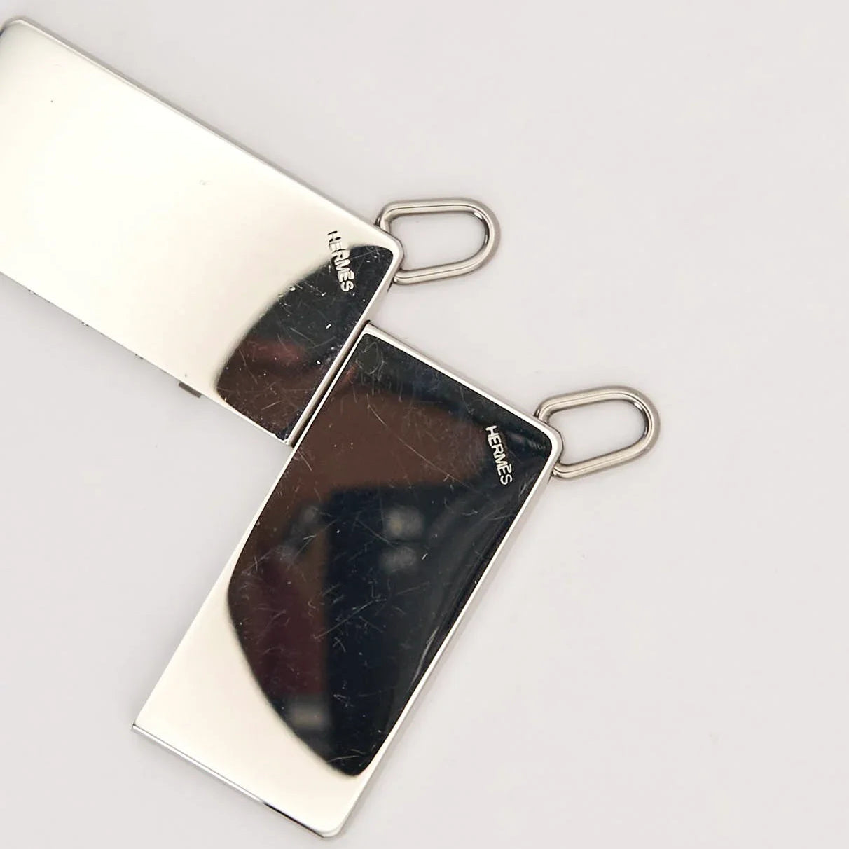 Hermes 1+1=1 Series 2000 Christmas Limited Pair Necklace ,back view
