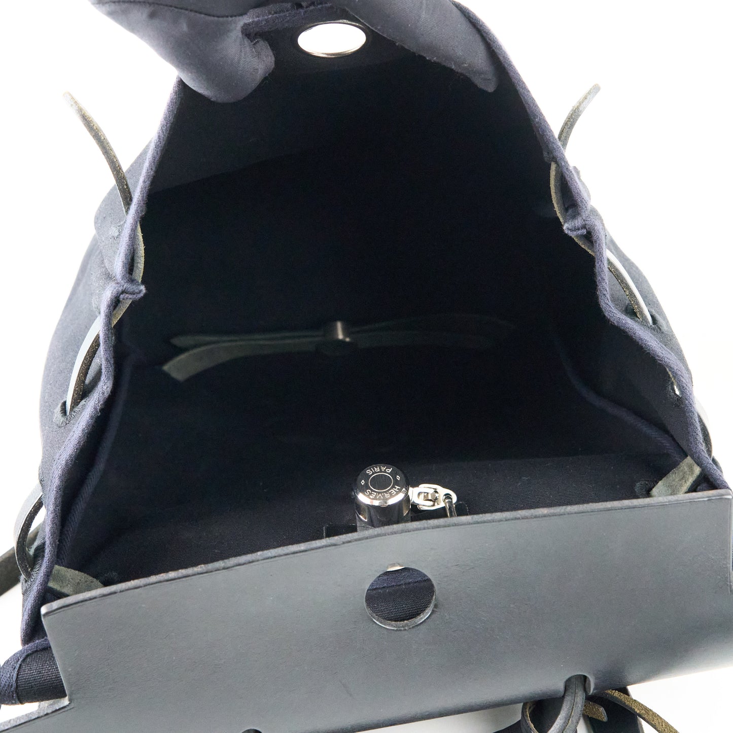Hermes| Herbag Backpack PM Black Toile 2003
