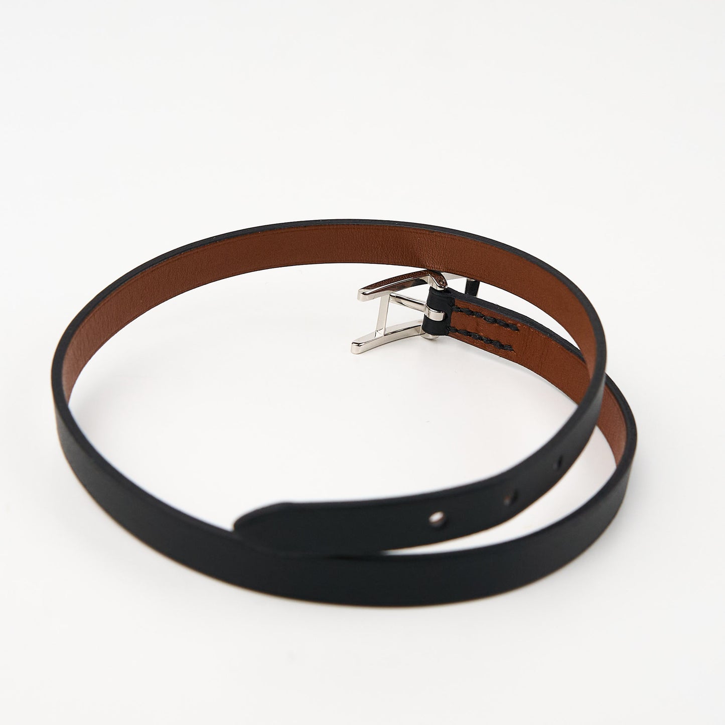 Hermes |Behapi Double Tour bracelet Black Swift