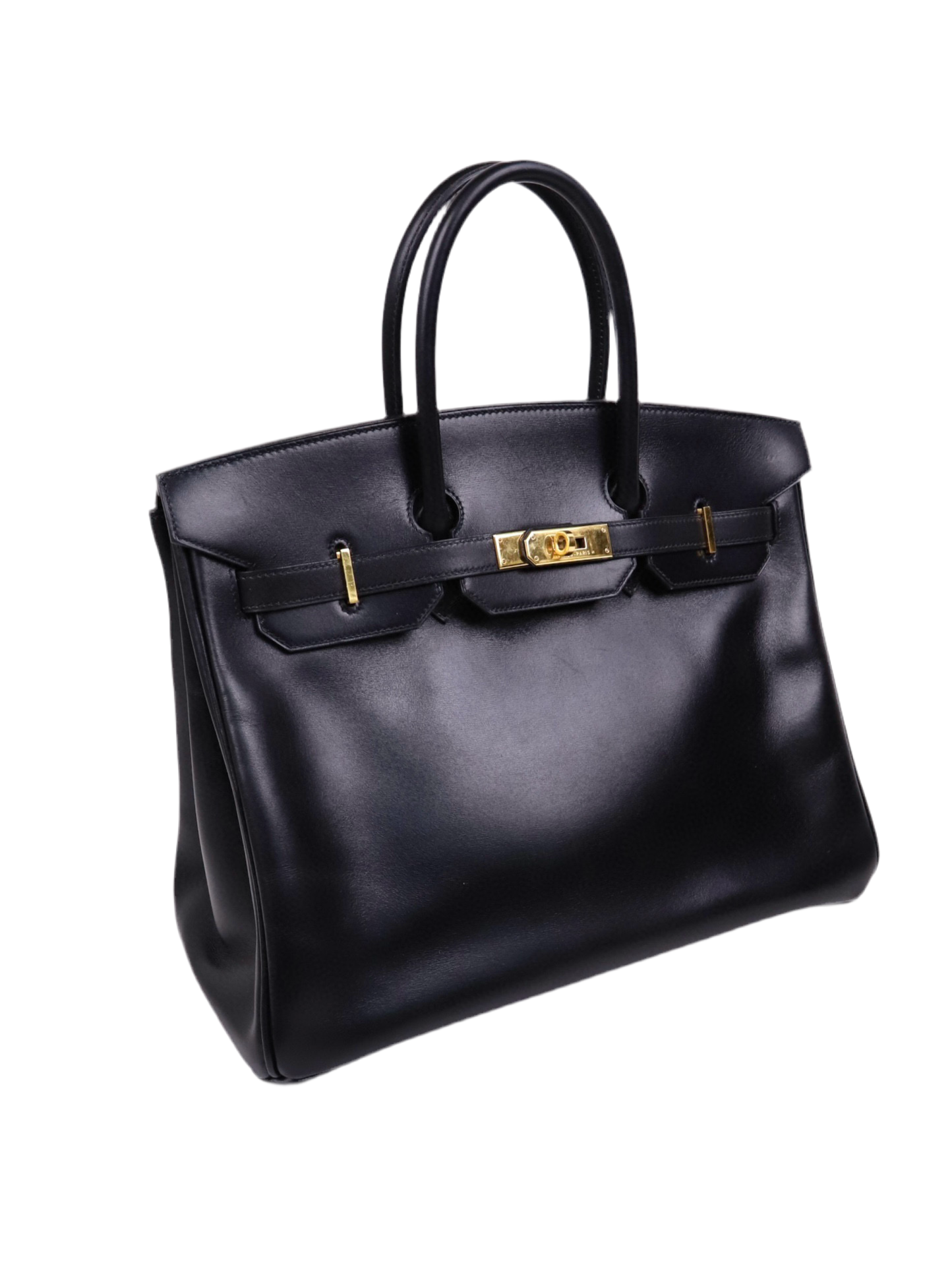 Hermes| Birkin 35 黑色 box小牛皮 口F 2002