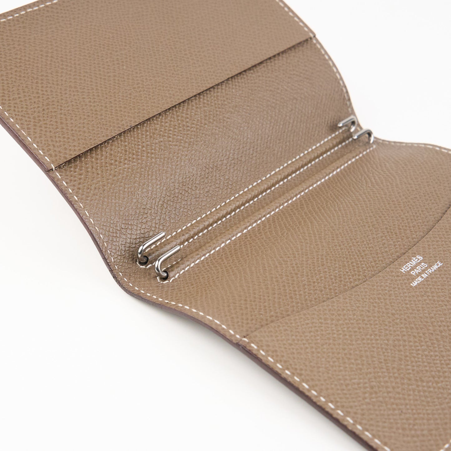 Hermes| Journal Case Passport Cover Epsom Etoupe 2015