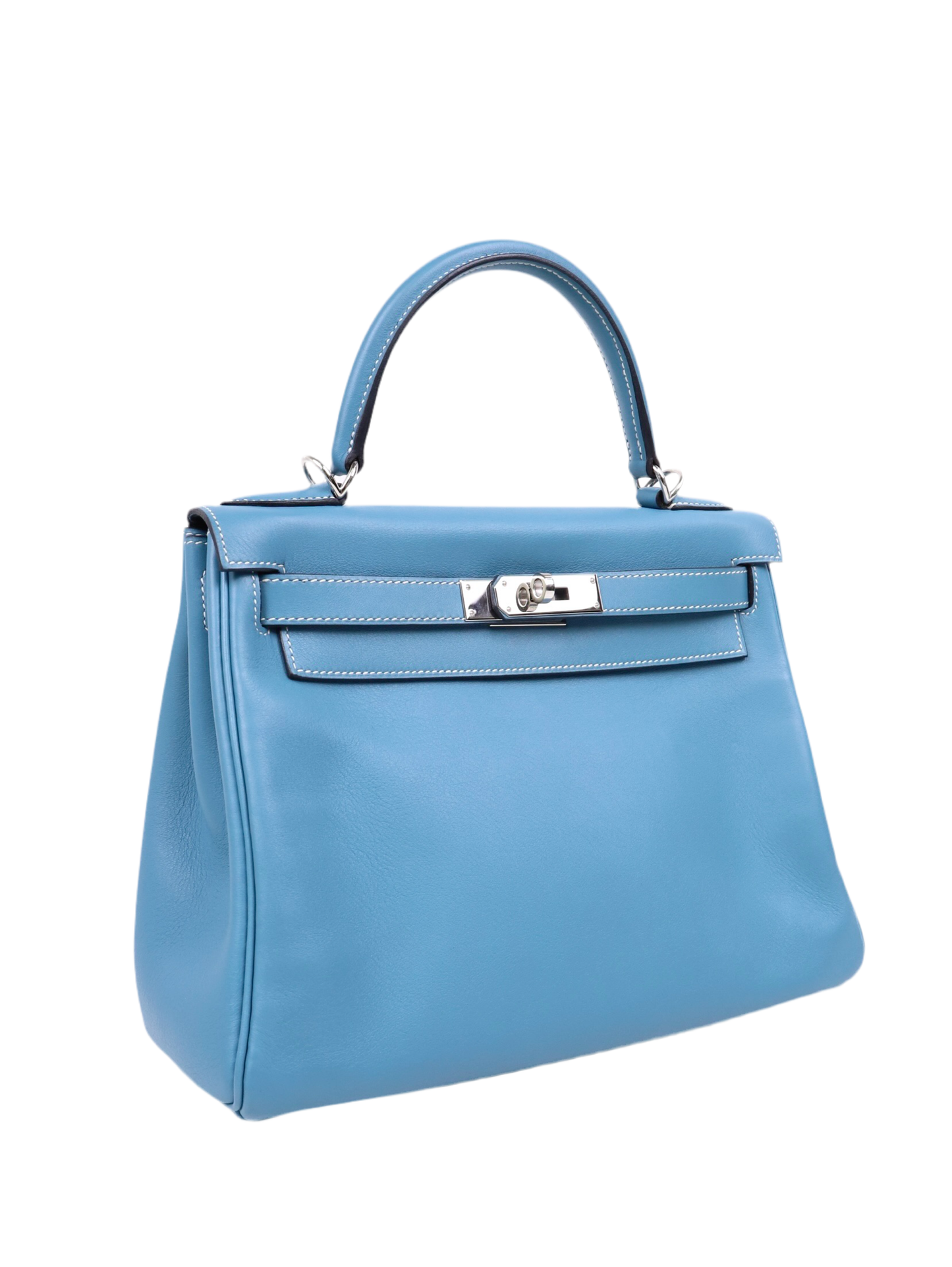 Hermes|Kelly 28 Swift 牛仔蓝 口J 2006