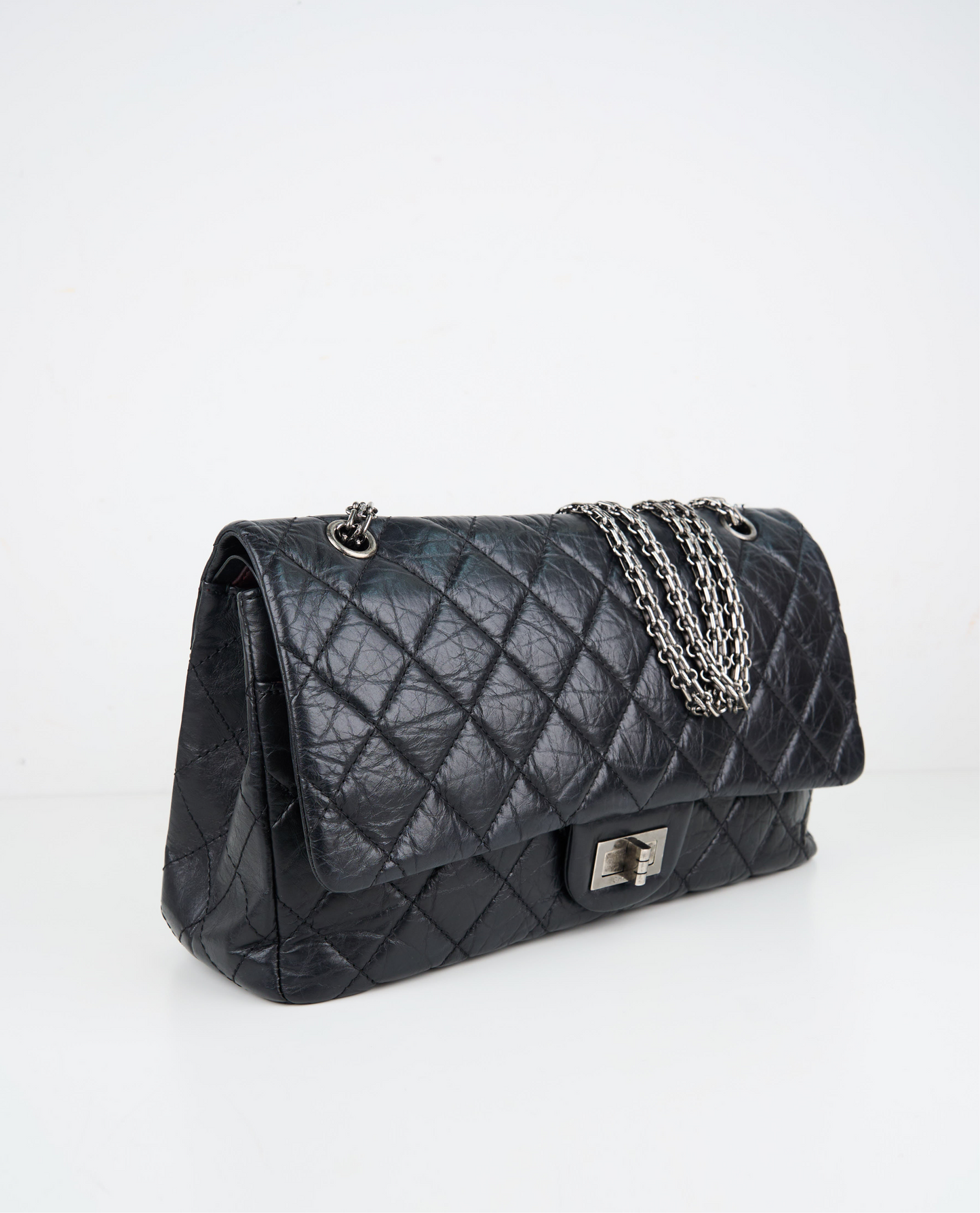 Chanel |2.55 Chain Shoulder Bag Black 20xxxxxx