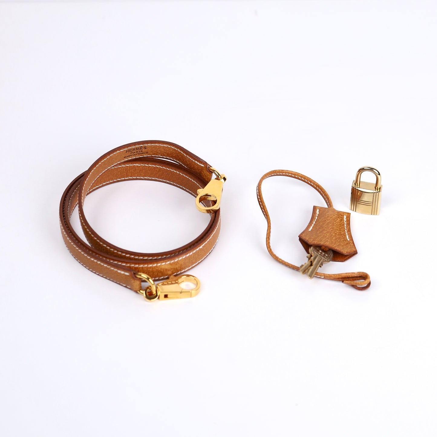 Hermes|Kelly 28 Handbag Peau De Porc Gold 1994