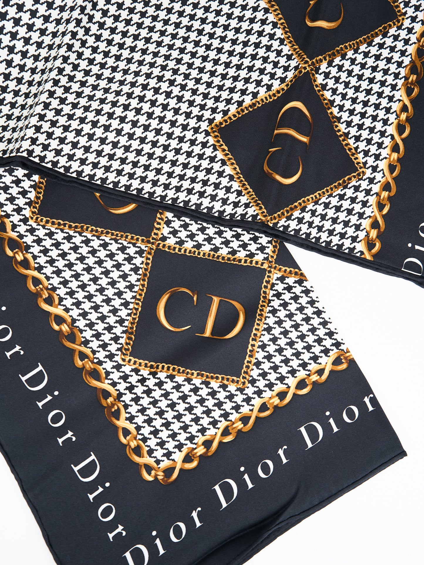 Christian Dior | Silk Scarf CD logo