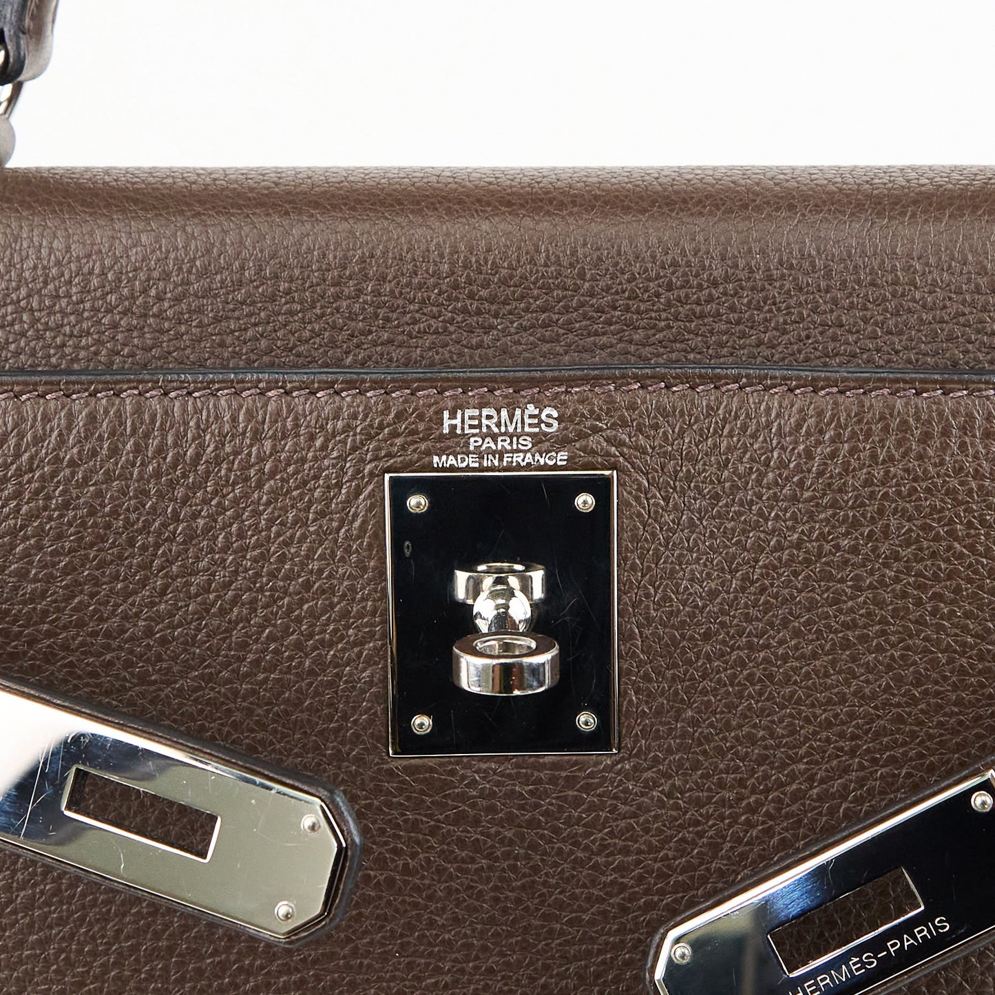 Hermes| Kelly 28 Handbag Togo Chocolate 2007