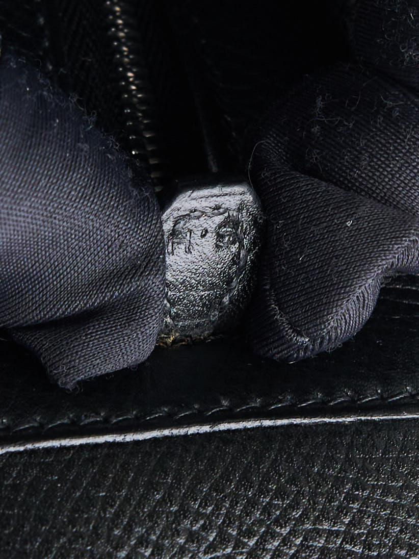 Hermes|Plume elan 28 Handbag Black Epsom 2005