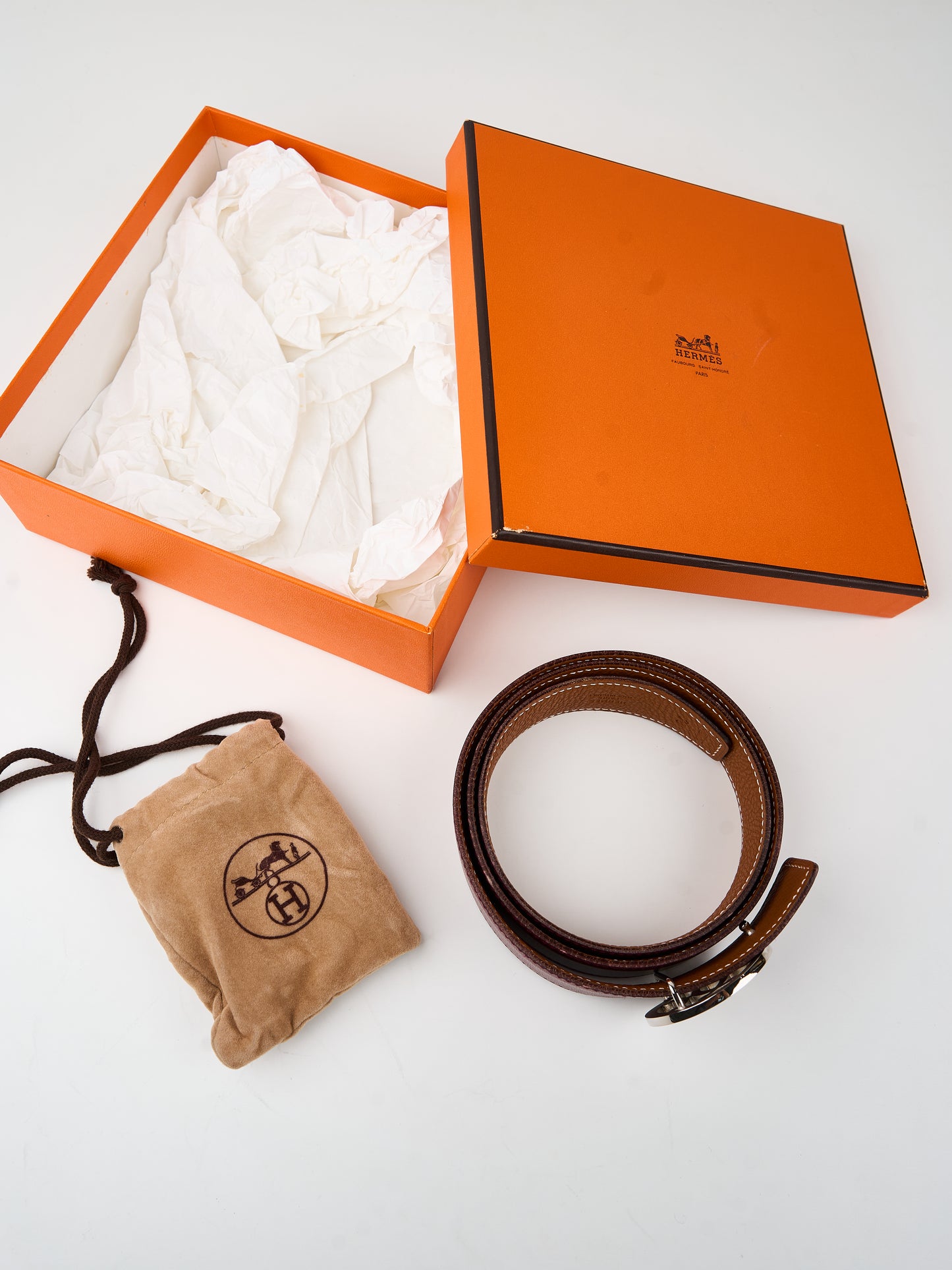 Hermes |Lady's Belt Reversible leather strap 30mm