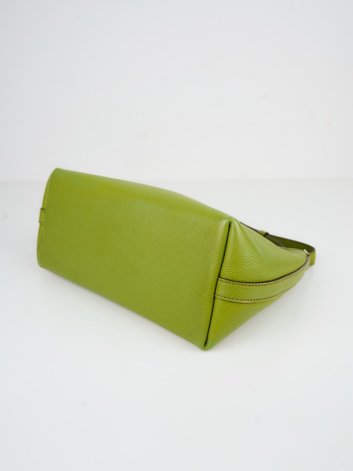 Hermes| Berlingot Shoulder Bag Togo Vert Anis 2001