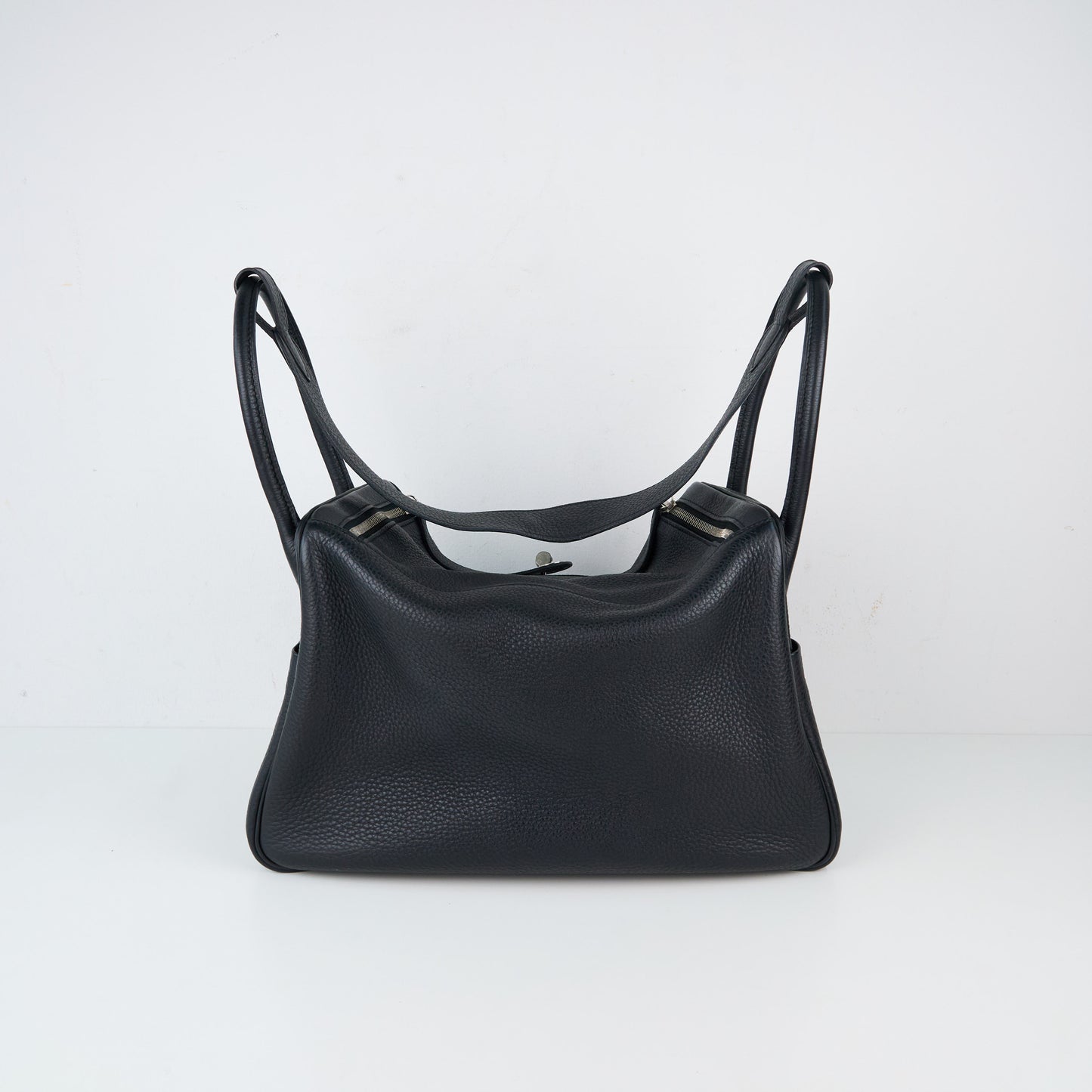 Hermes| Lindy 34 Shoulder bag Black Taurillon Clemence 2007