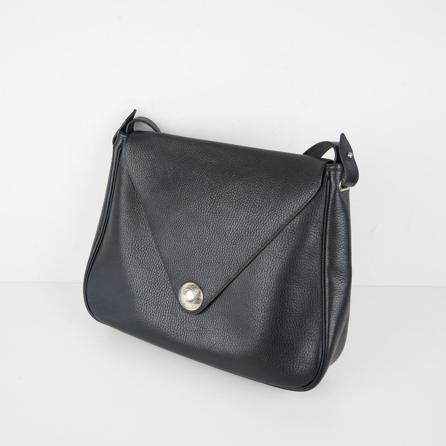 Hermes|Christine Shoulder bag Ardennes Black 1993