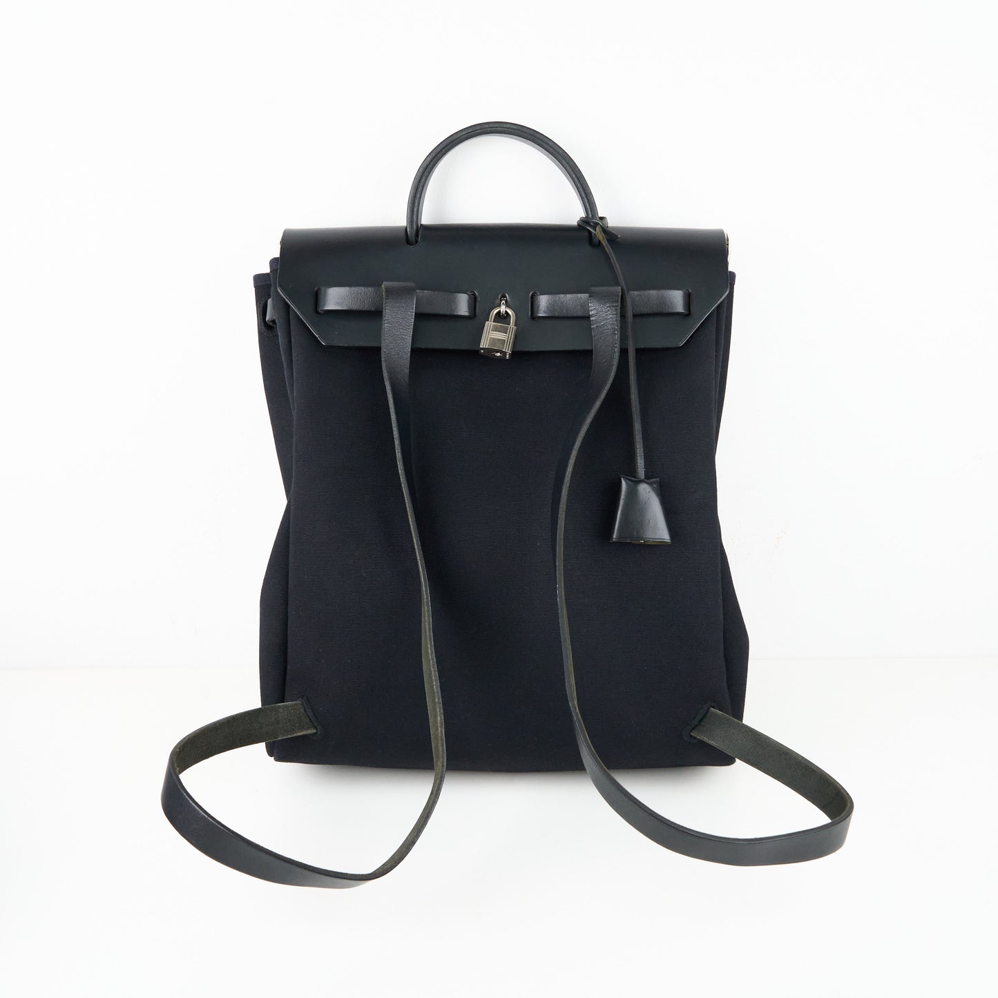 Hermes| Herbag Backpack PM Black Toile 2003