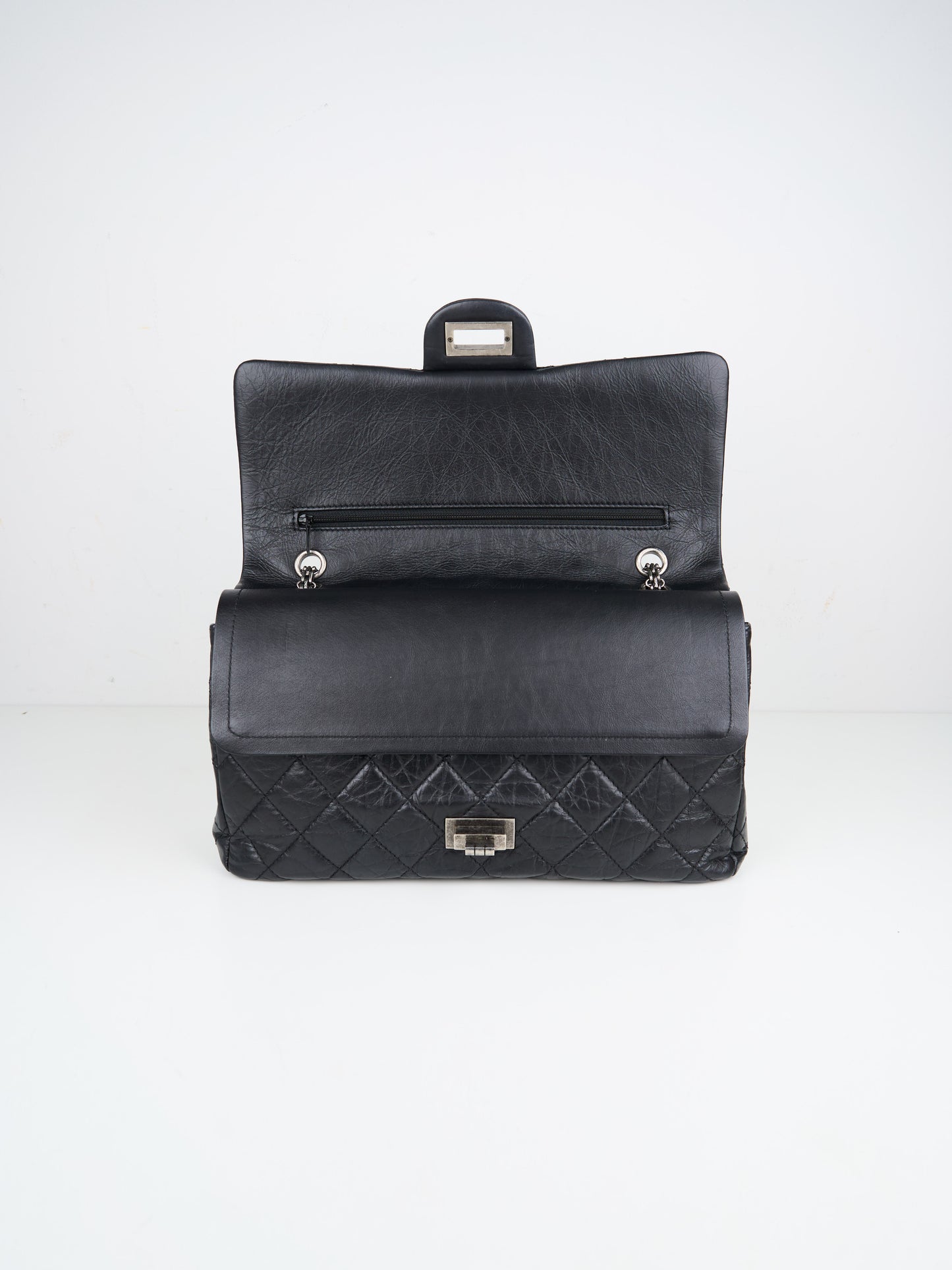 Chanel |2.55 Chain Shoulder Bag Black 20xxxxxx