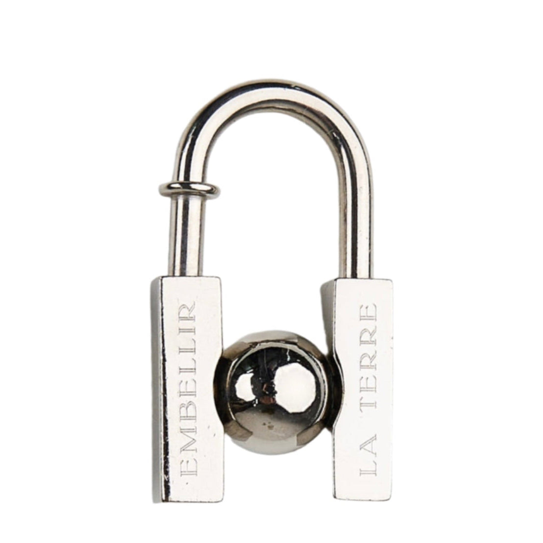 Hermes| 2001 Earth Cadena Padlock Silver