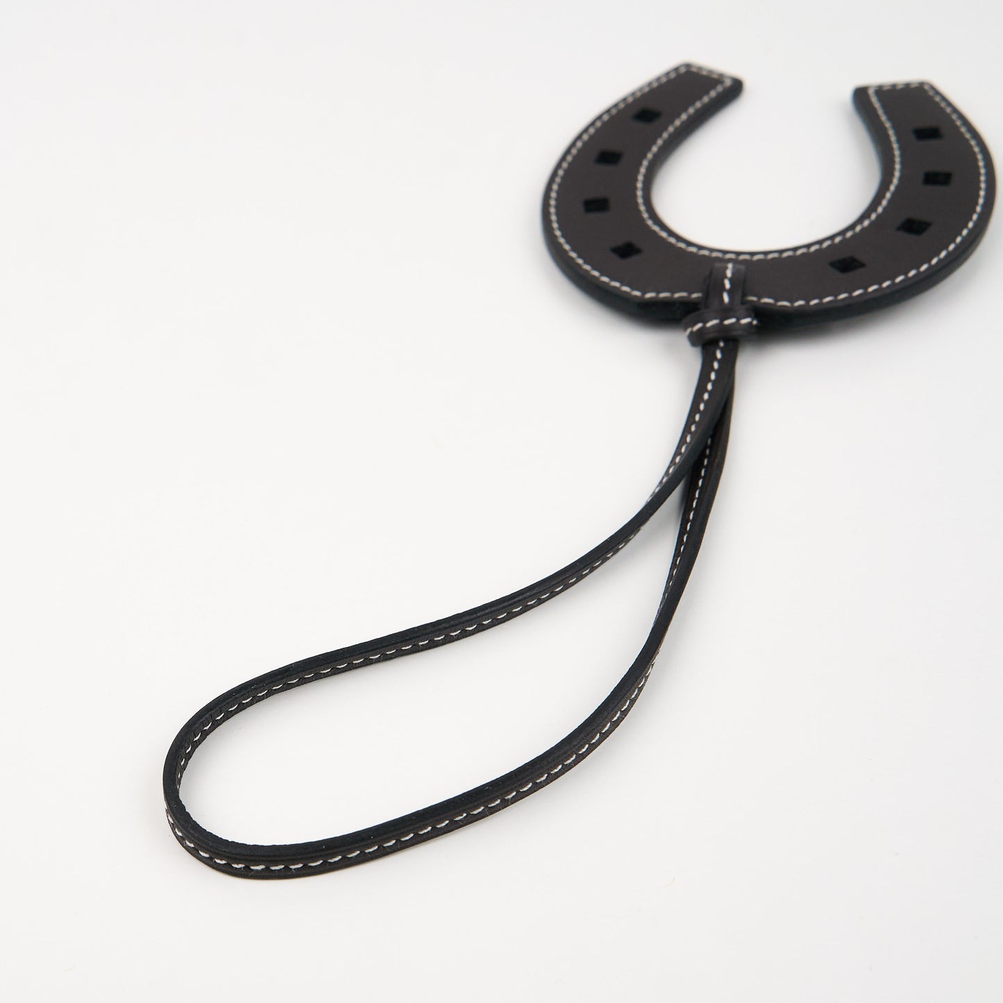 Hermes|Paddock Fer a Cheval Horse shoe Charm swift Ebene