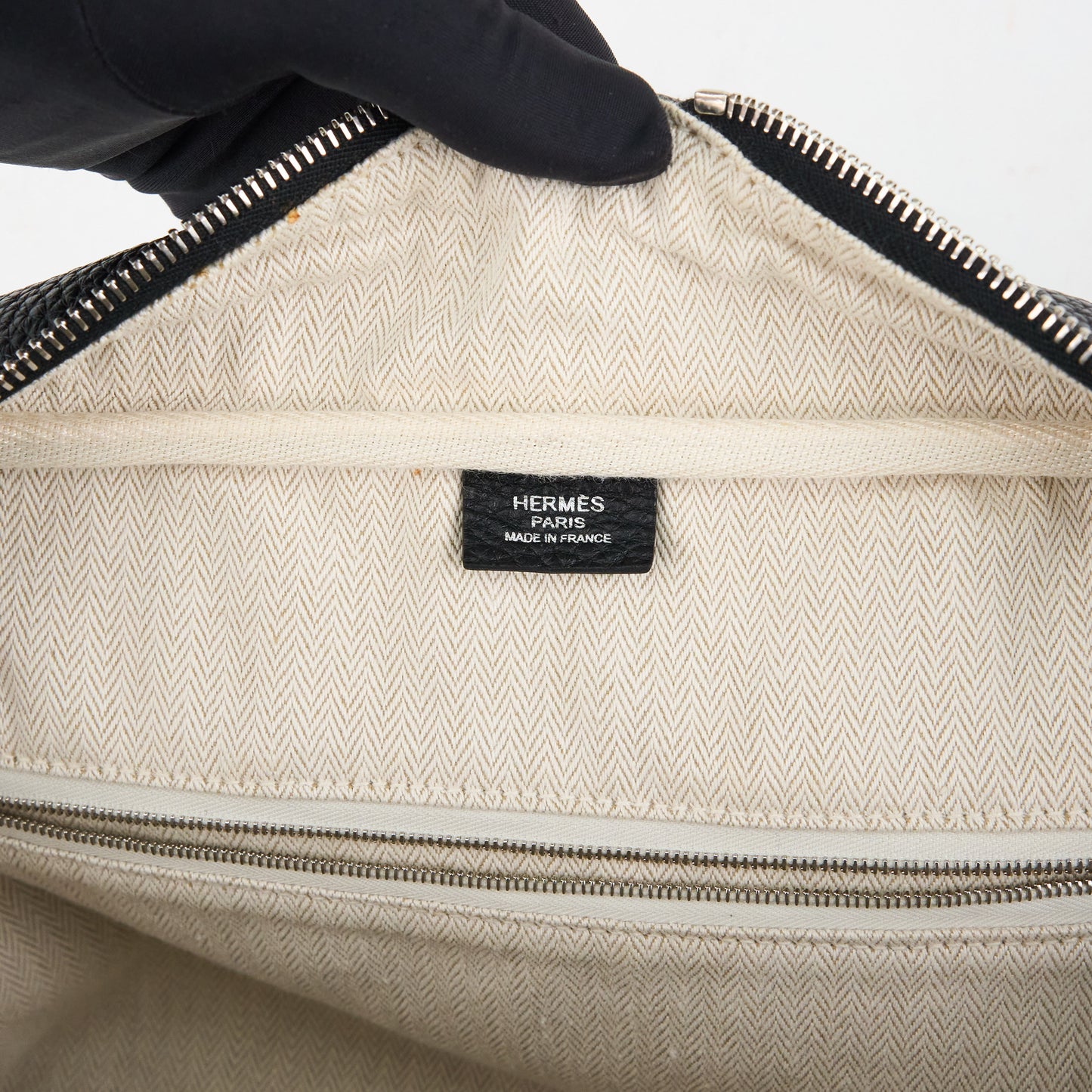 Hermes| Victoria 35 Handbag Togo Black 2011
