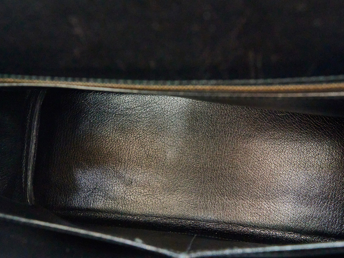 Hermes| Kelly 32 Black box calf Handbag 1993