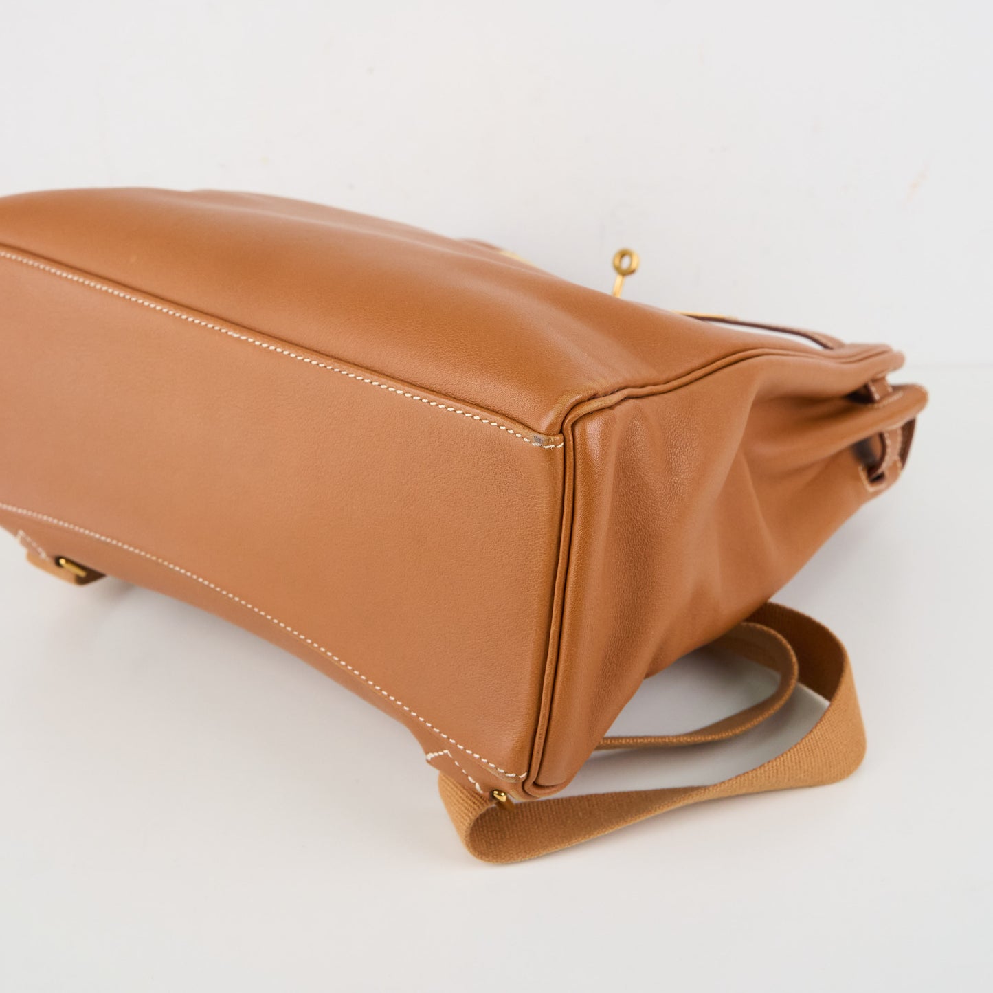Hermes| Kelly Ado GM Gulliver Backpack Gold 1996