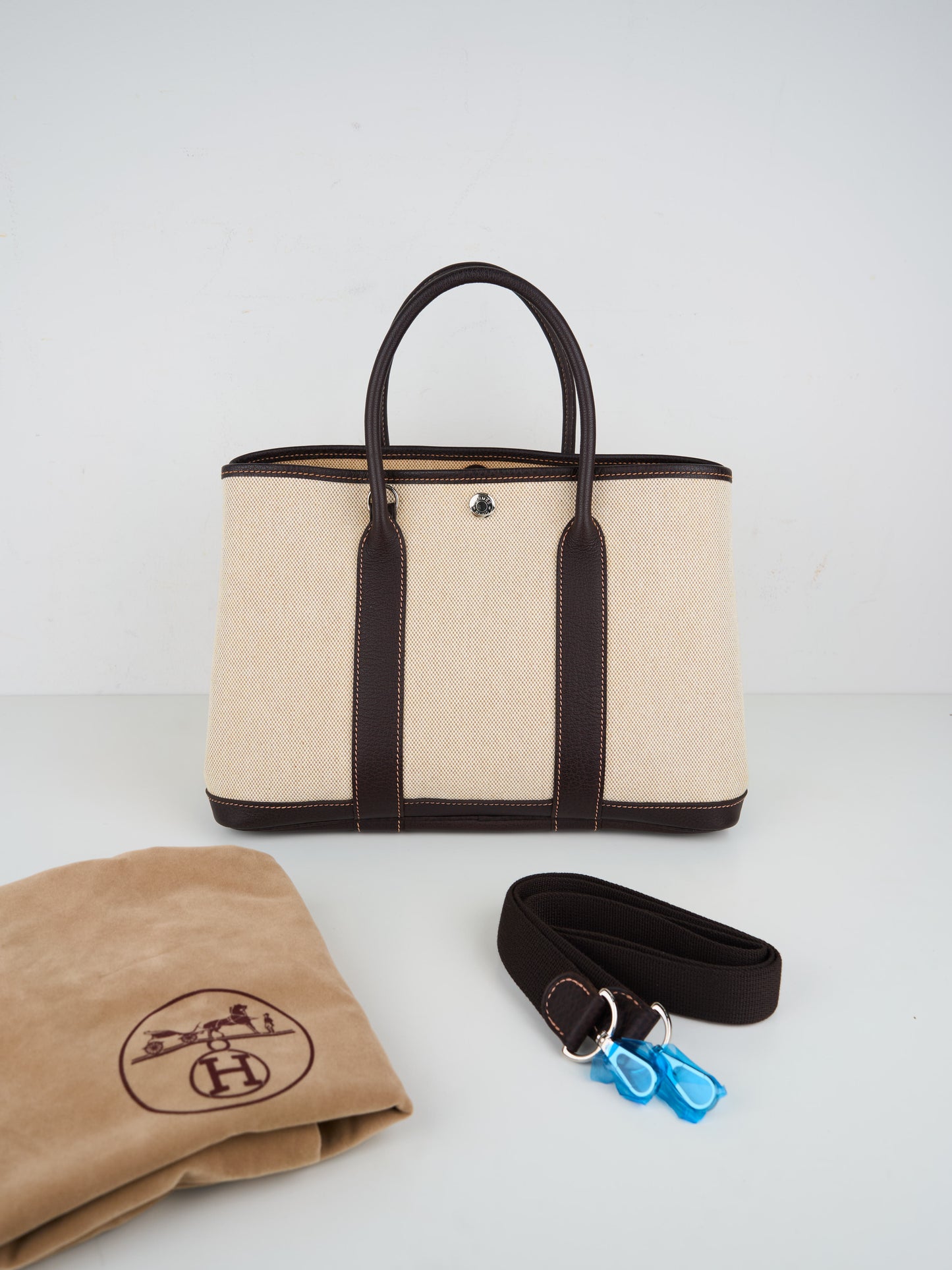 Hermes| Garden Party TPM canvas 2-way Handbag 2005