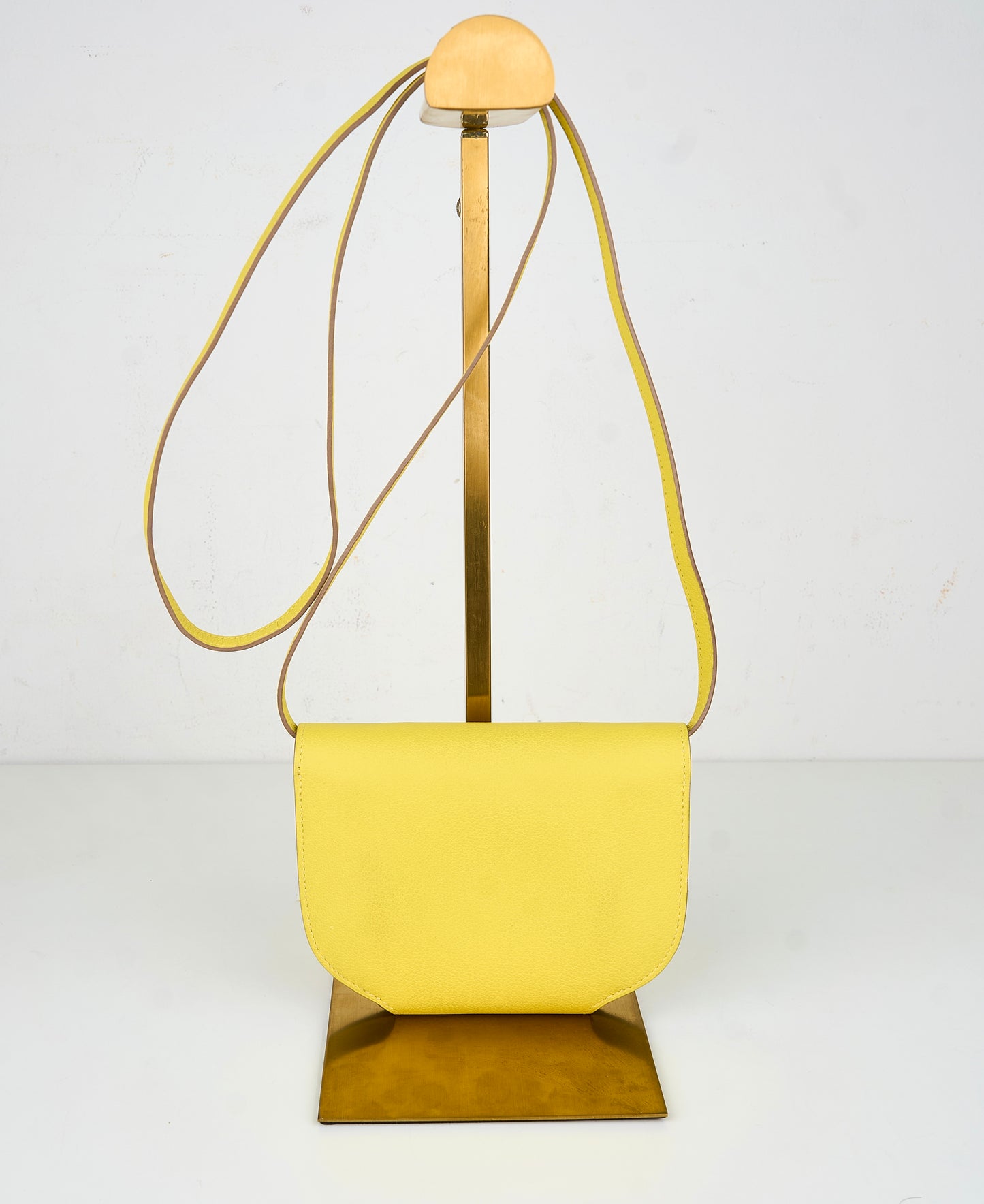 Hermes| Convoyeur mini shoulder bag Lime Evercolor 2017