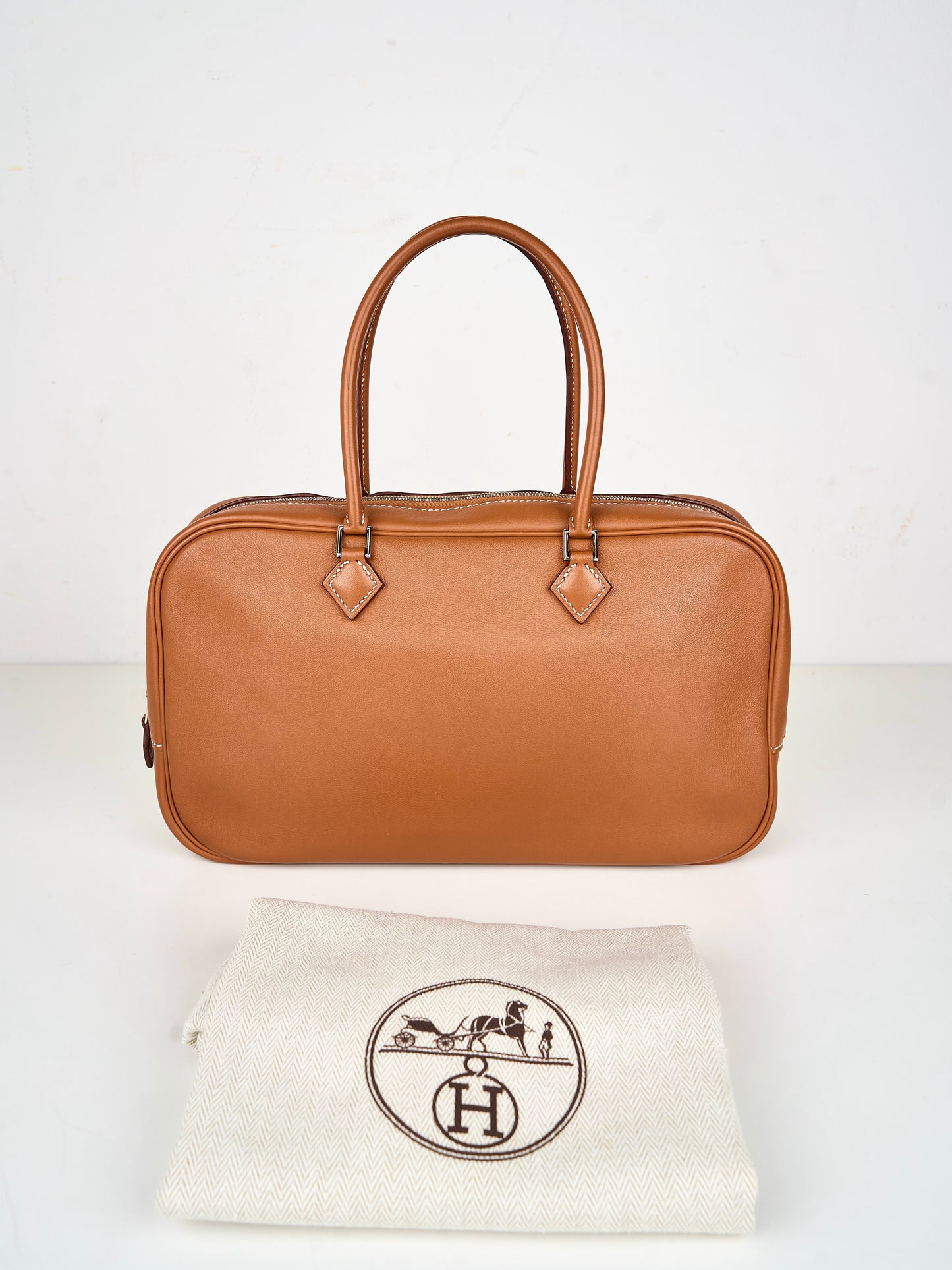 Hermes|Plume elan 28 Handbag Gold swift 2013