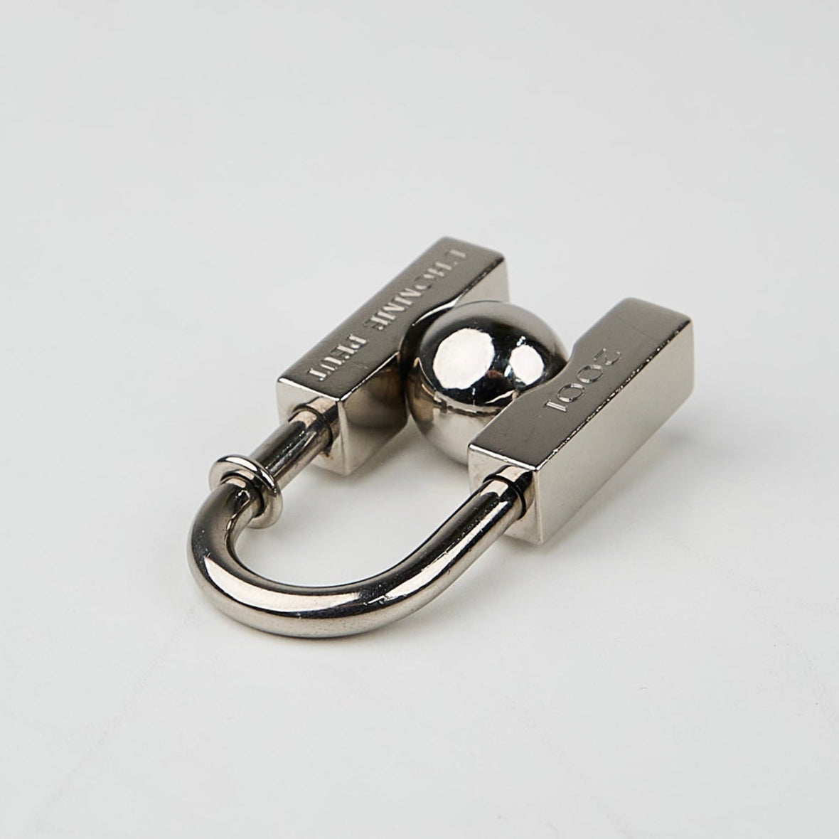 Hermes| 2001 Earth Cadena Padlock Silver