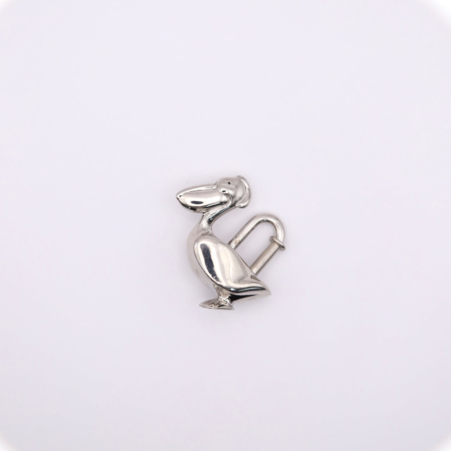 Hermes |1992 Limited La mer Pelican Cadena Silver