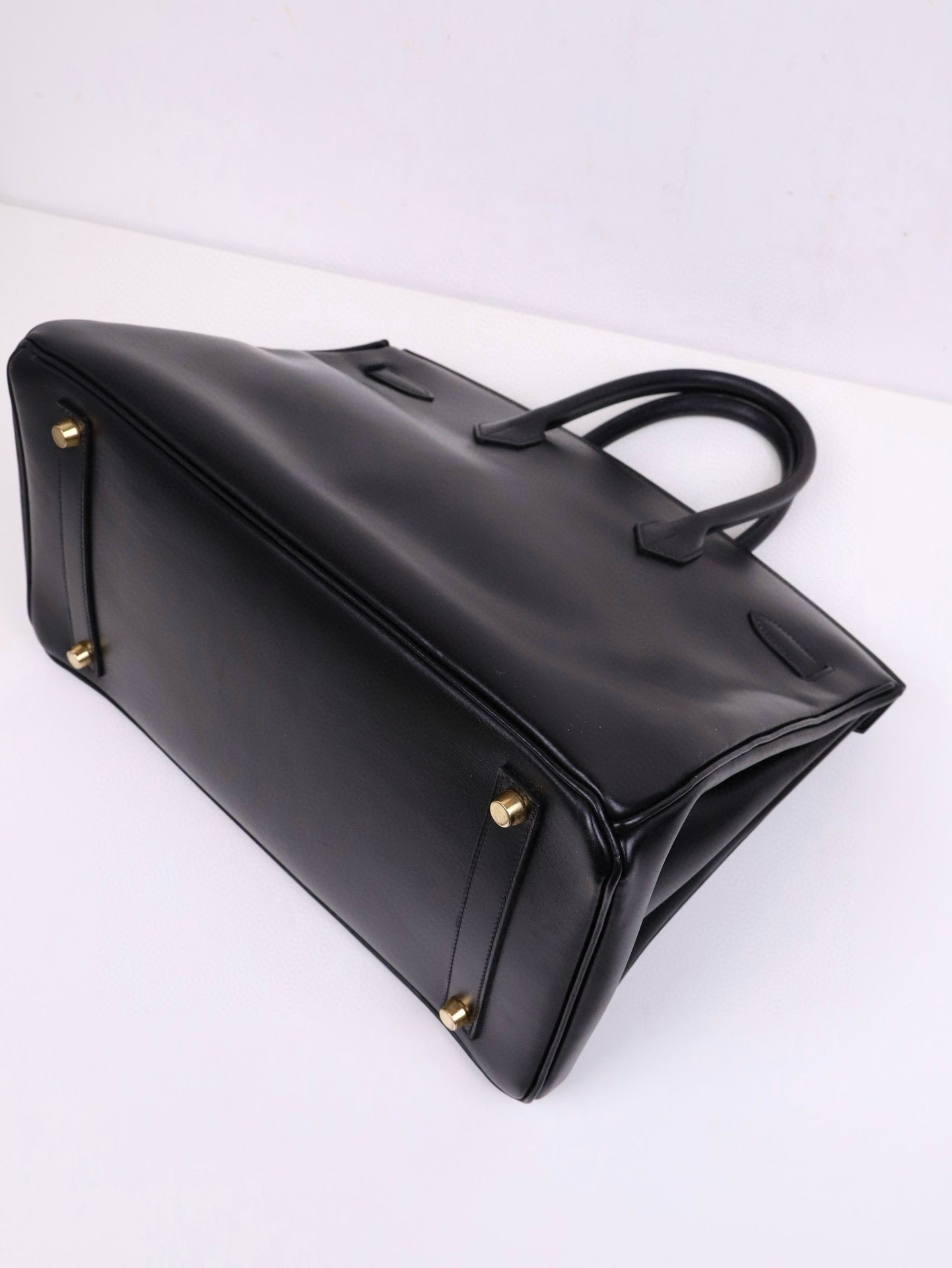 Hermes| Birkin 35 黑色 box小牛皮 口F 2002