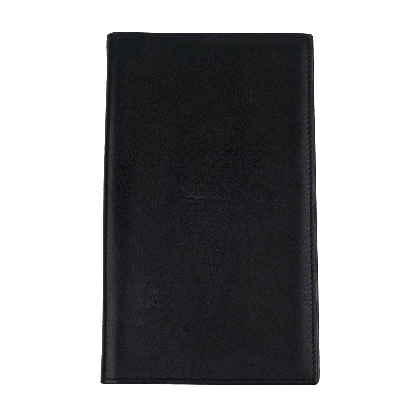 Hermes| Journal Case Passport Cover Black Evercalf 2007