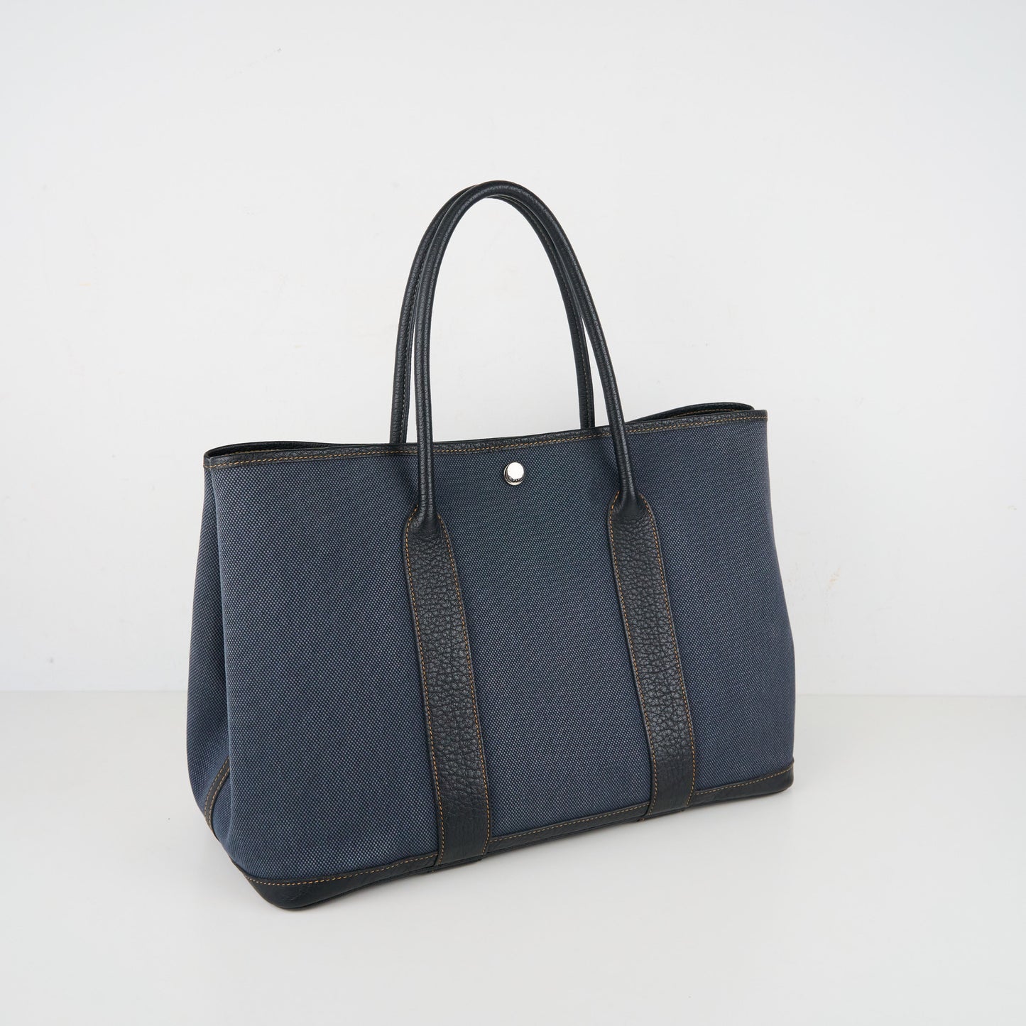 Hermes| Garden Party PM Handbag Denim Toile 2012