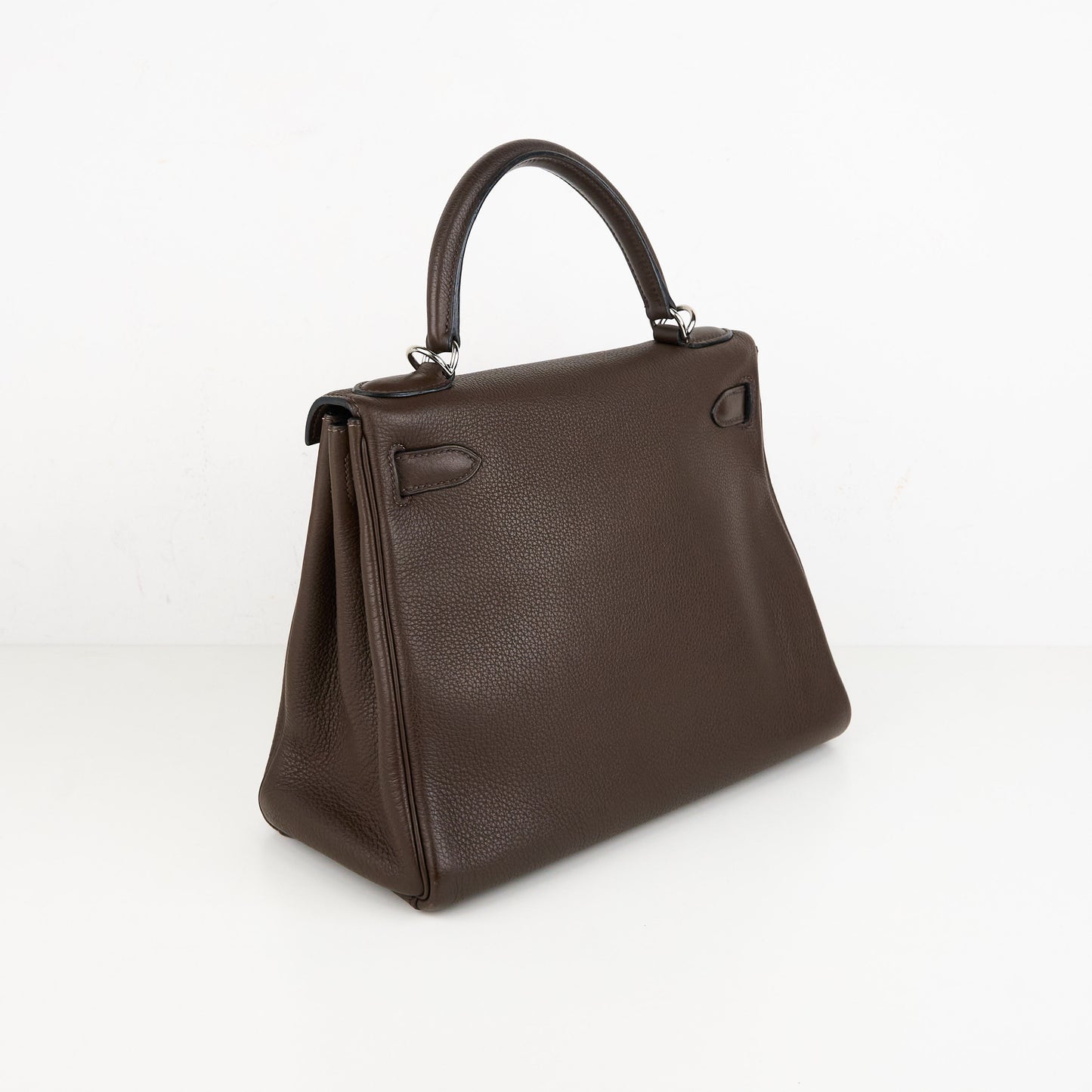 Hermes| Kelly 28 Handbag Togo Chocolate 2007