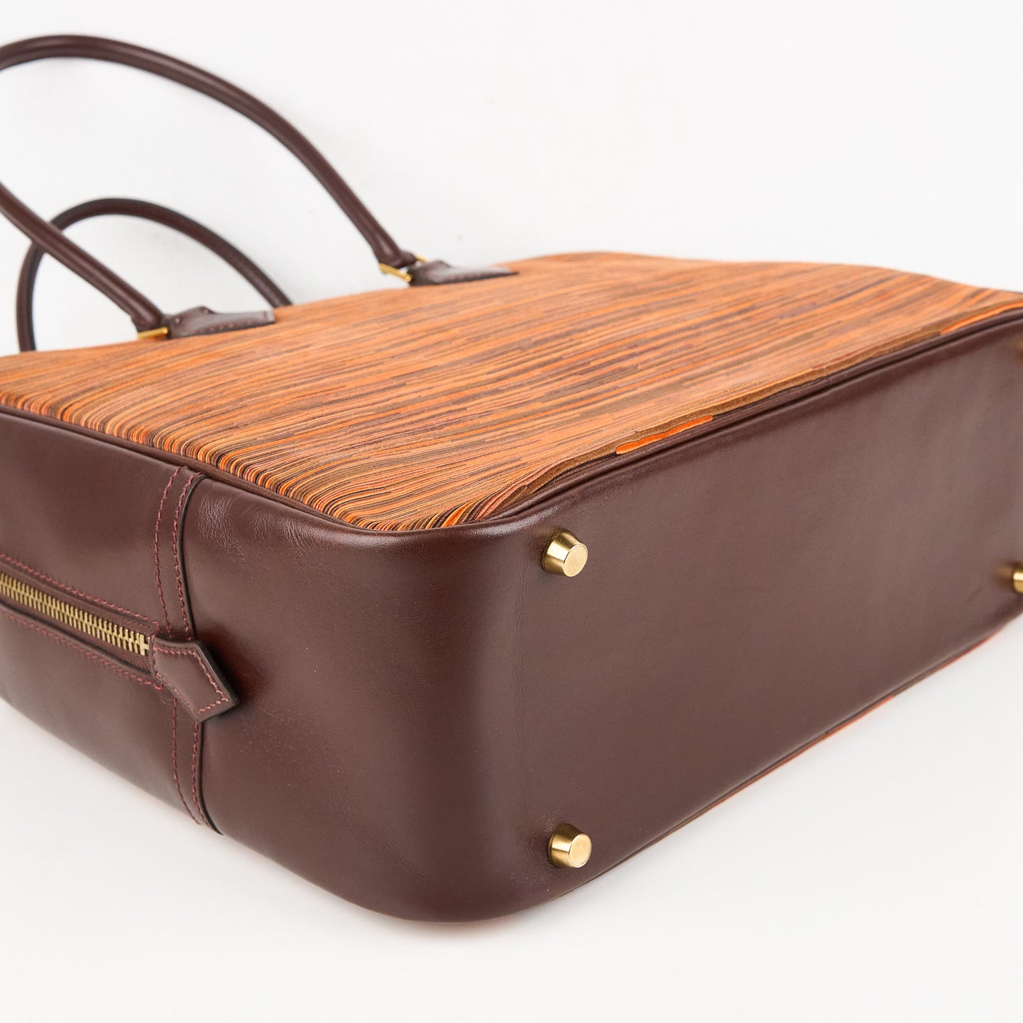Hermes| Plume32 Handbag Box Calf Vibrato 2002