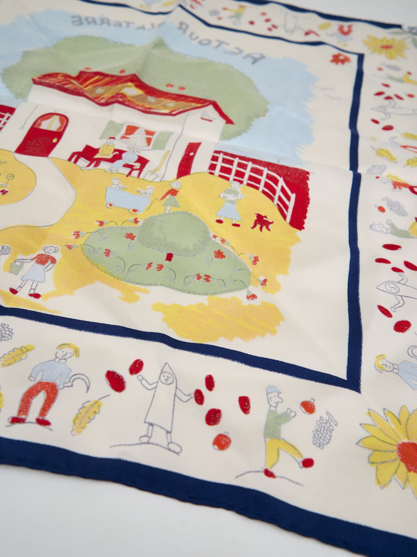 Hermes | Silk Scarf Carre 45 Retour A La Terre