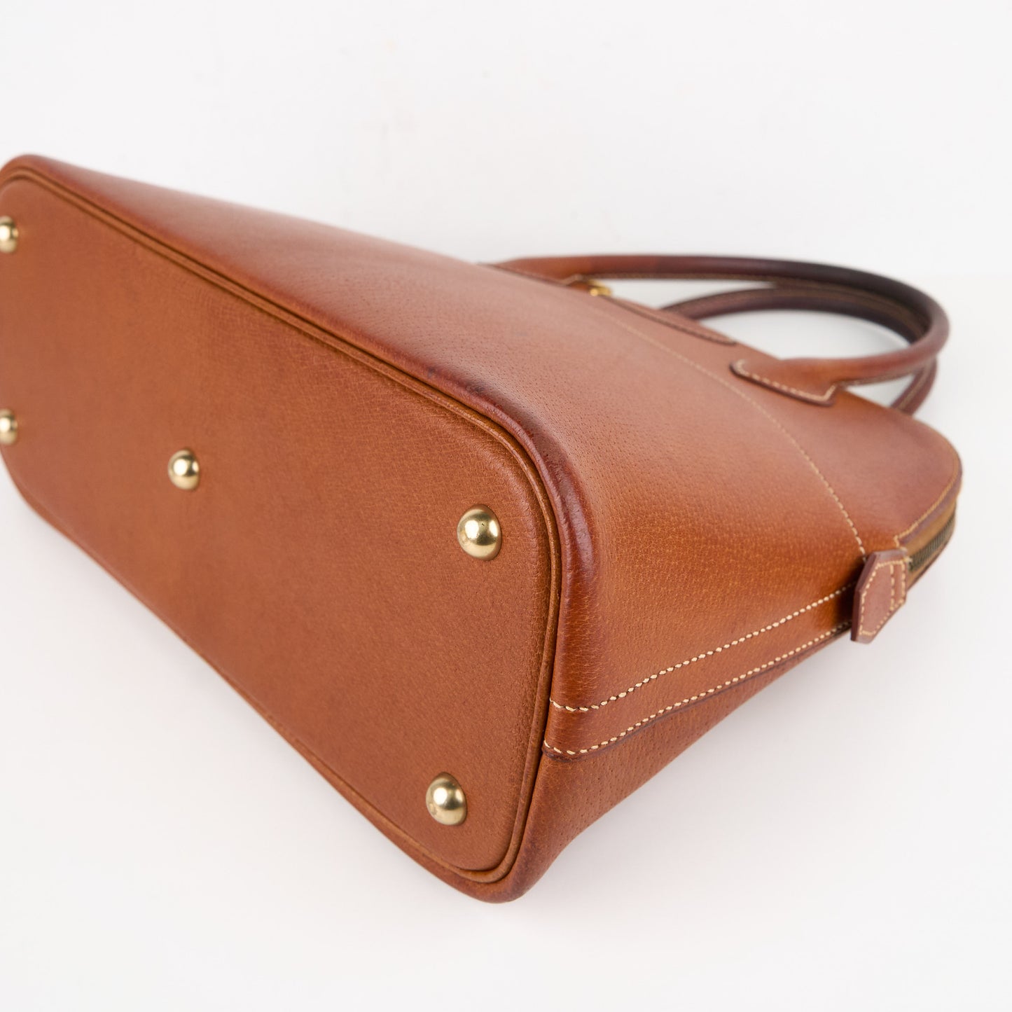 Hermes|Bolide 31 2-way Handbag Pig Skin Peau De Porc Toffee 2001