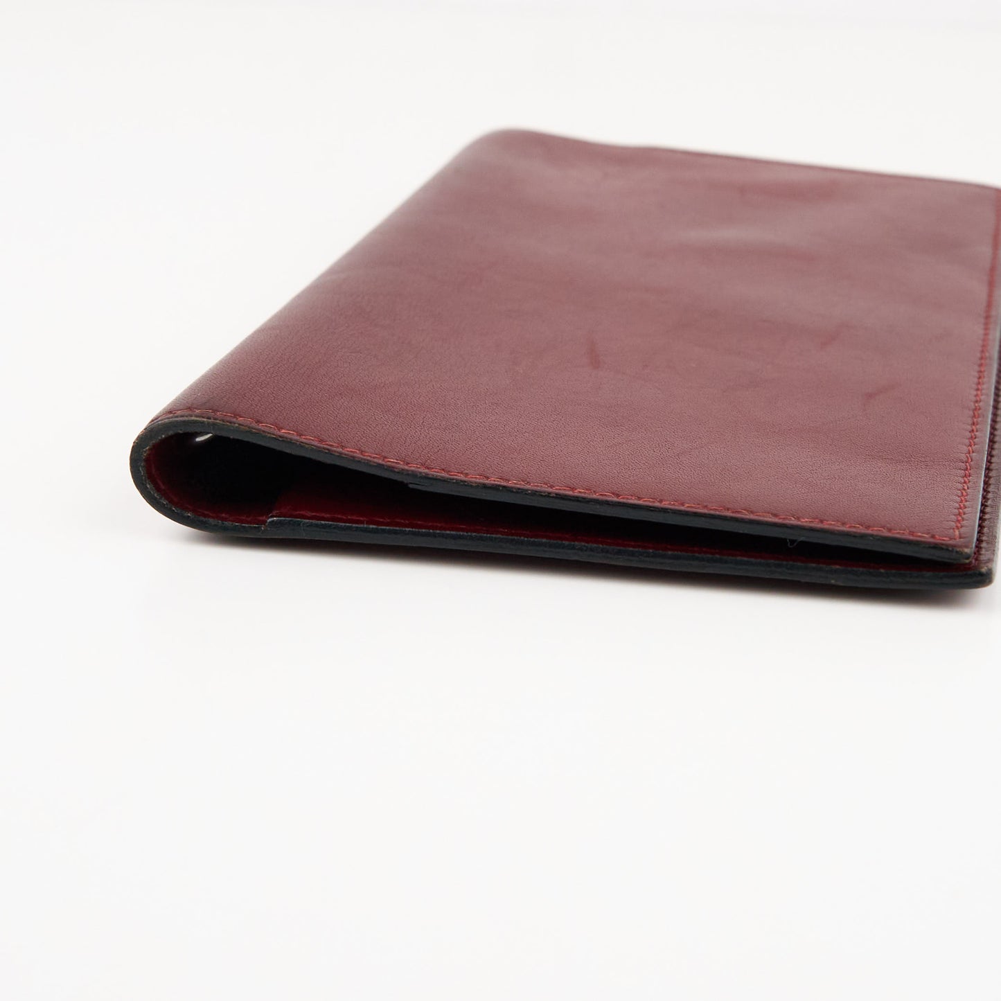 Hermes| Journal Case Passport Cover Box Calf Rouge H 1997