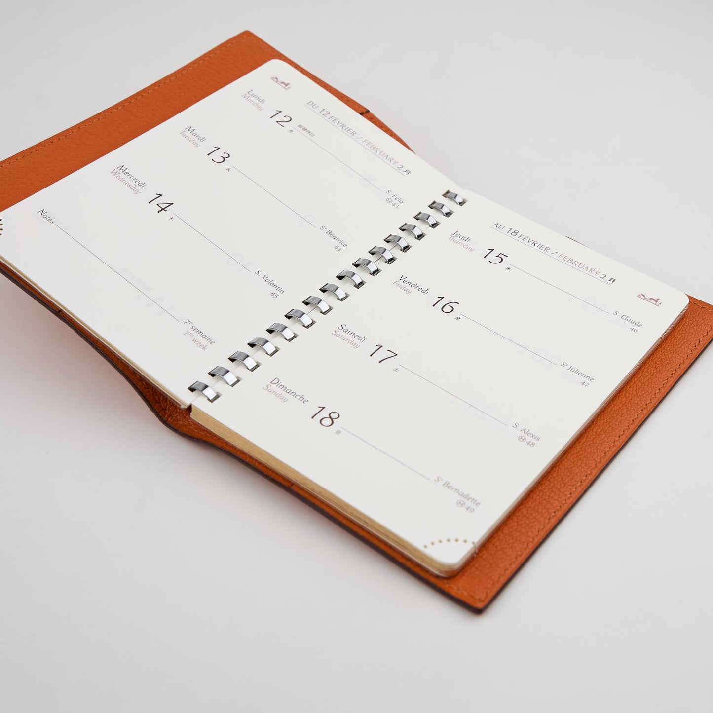 Hermes| Journal Case Passport Cover Orange Cherve 2006