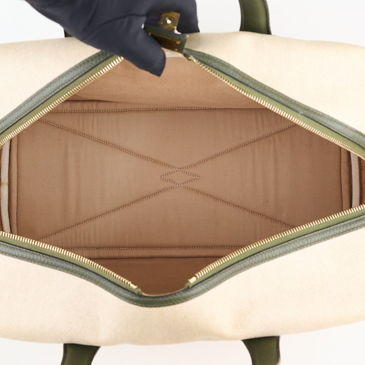 Hermes| Victoria 43 Olive Green Tolie 2011