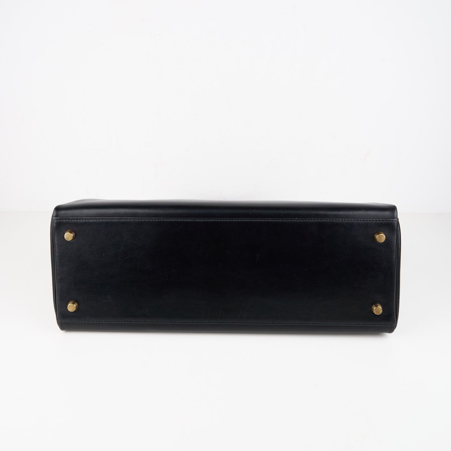Hermes| Kelly 35 Handbag Box Calf Black 1993