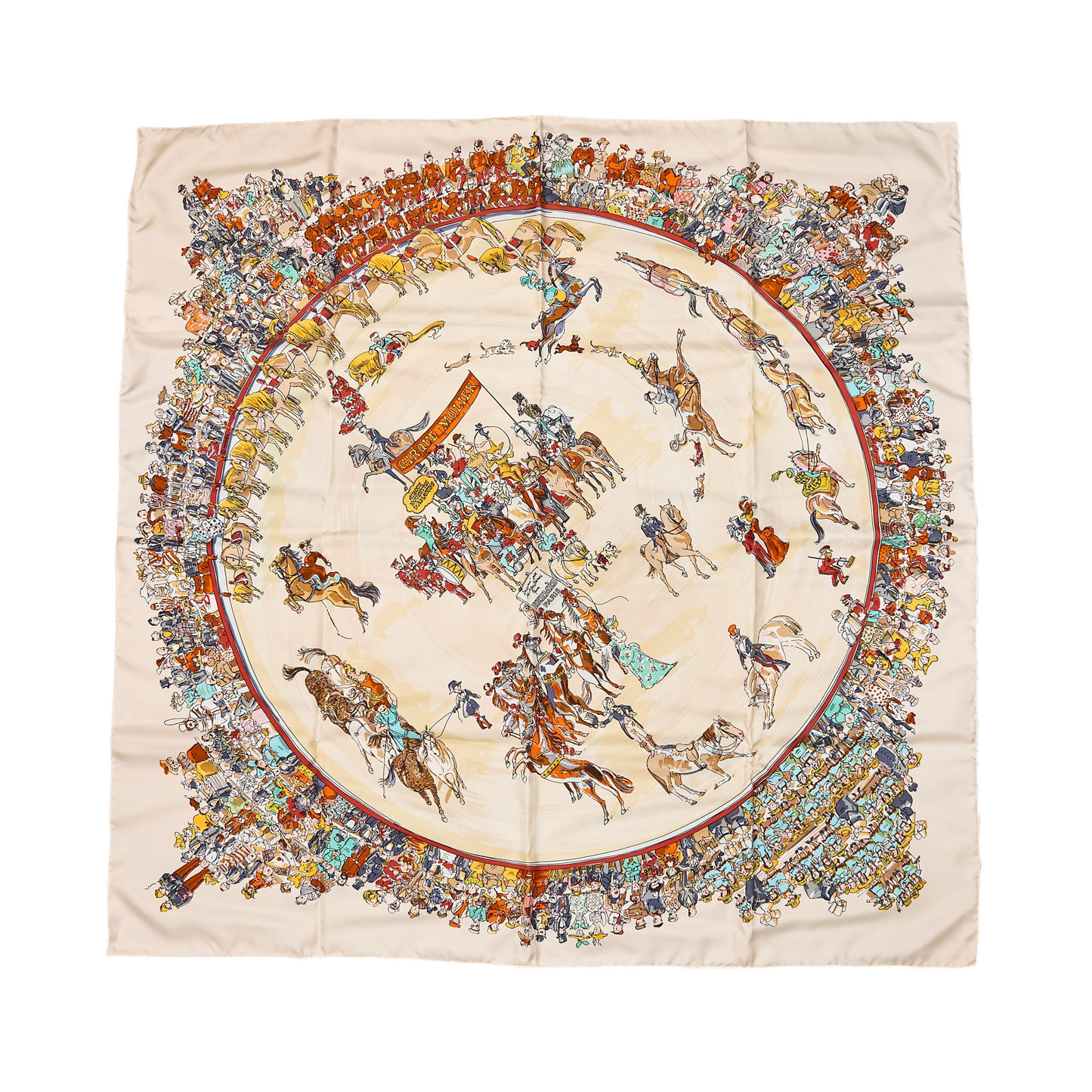 Hermes | Silk Scarf Carre 90 The circus Molier