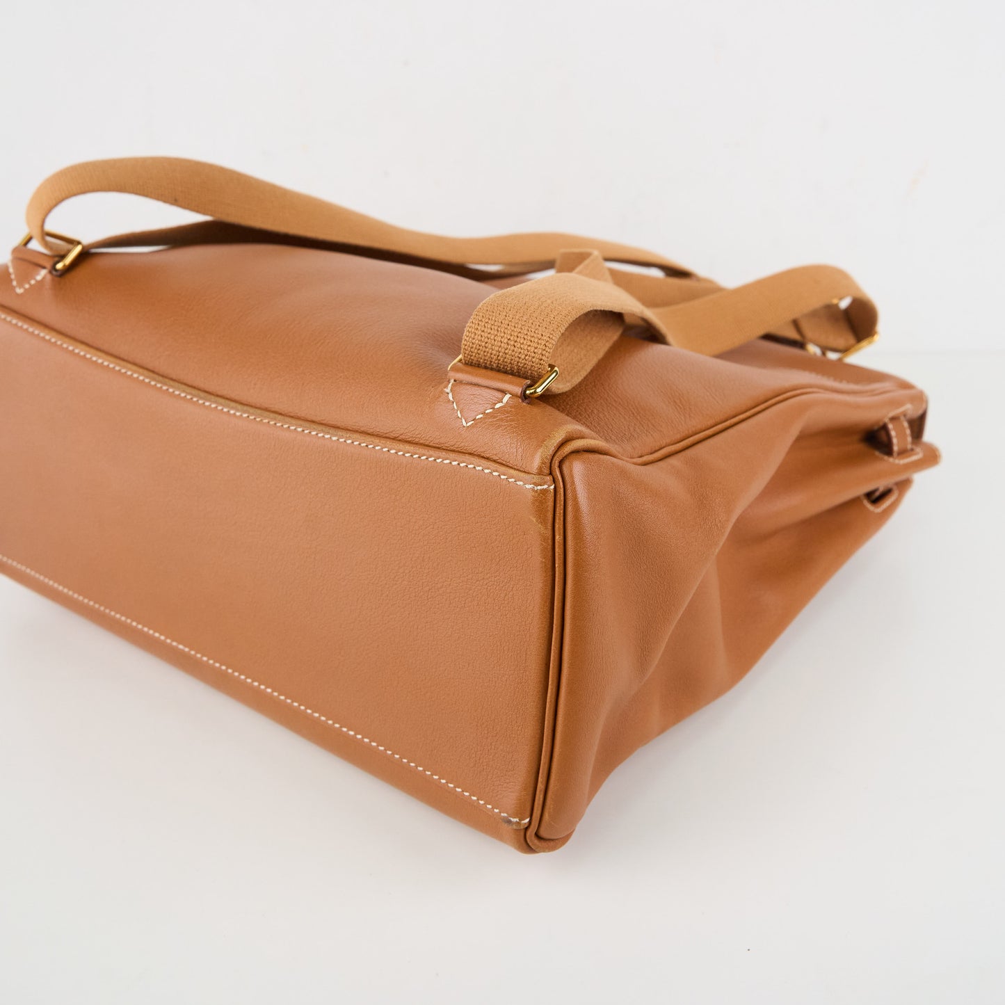 Hermes| Kelly Ado GM Gulliver Backpack Gold 1996